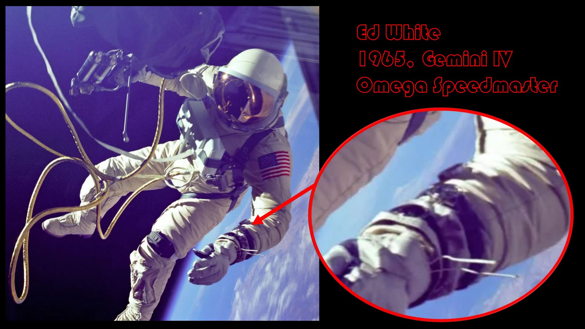 Ed White 1965 Gemini 4 Omega Speedmaster