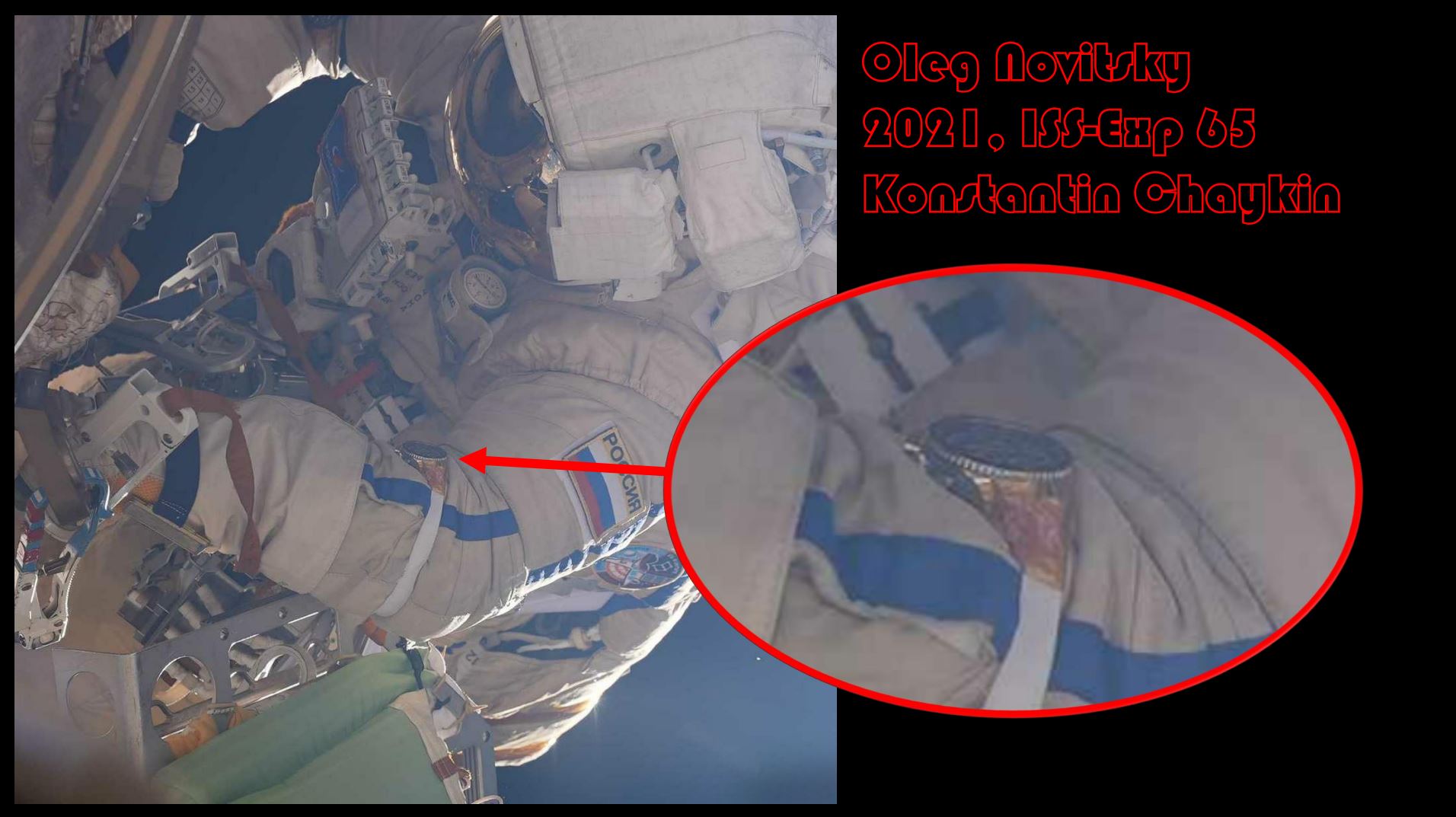 Oleg Novitsky 2021 ISS Exp 65 Konstantin Chaykin 2