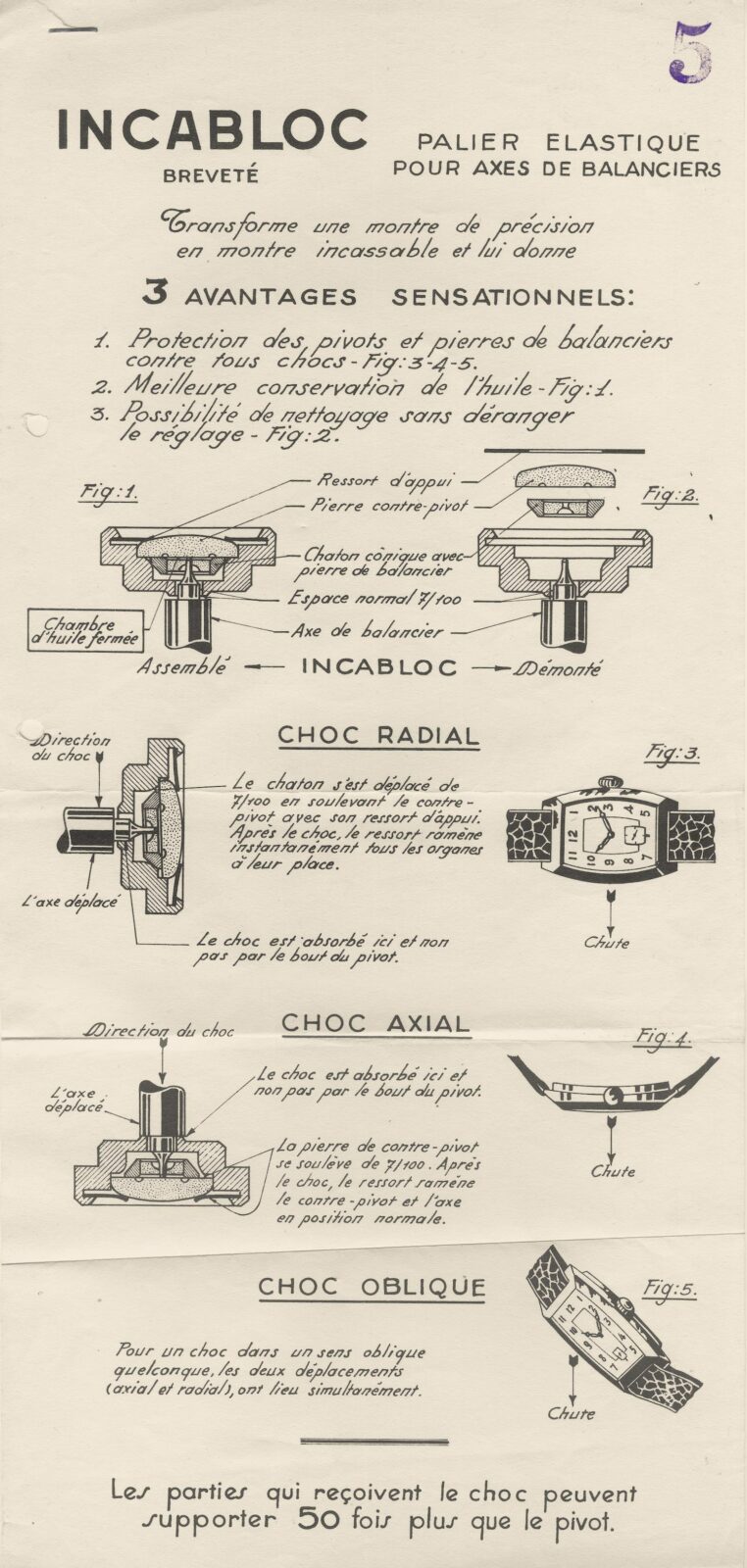 A Technical Perspective Incabloc historical supplier of shock absorber for the watch industry 11
