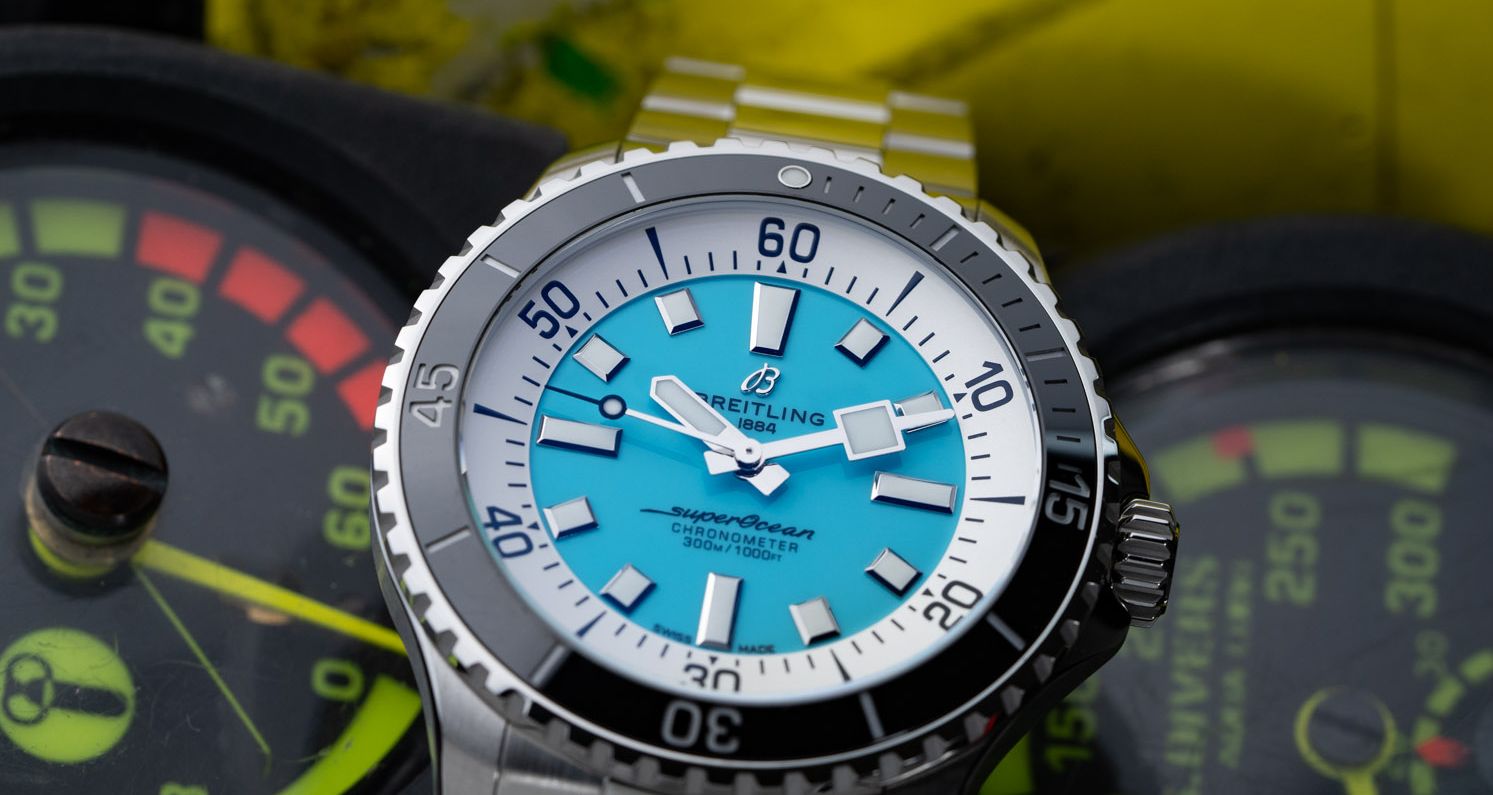 Read more about the article Breitling SuperOcean Automatic 44 “Tiffany”: Außen hui, innen…