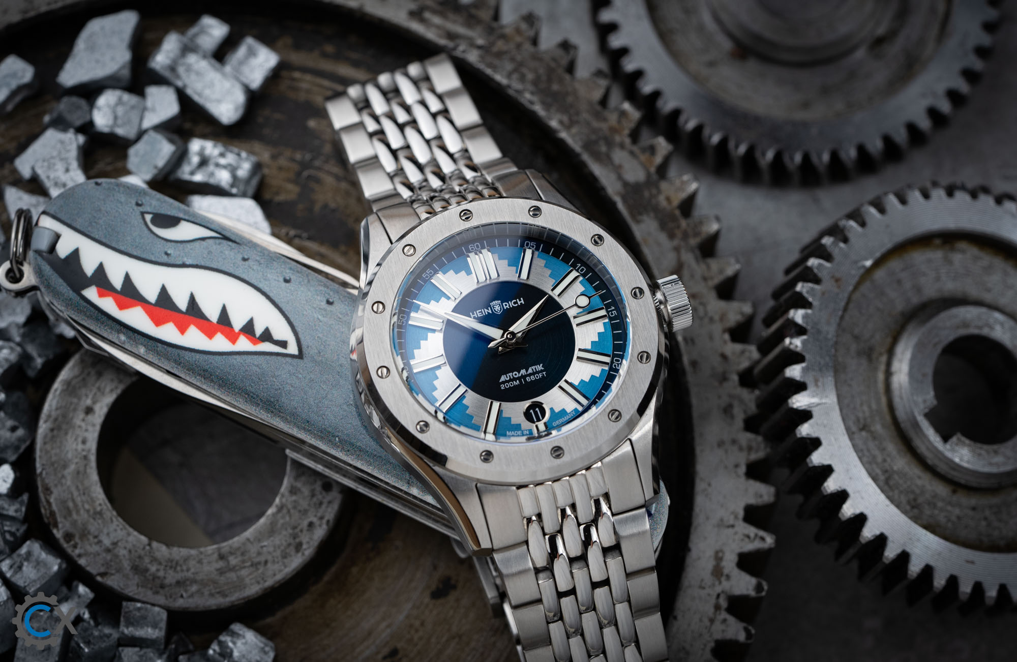 Heinrich Watch Helicoprion Buzzsaw Dial Test 2023 01362
