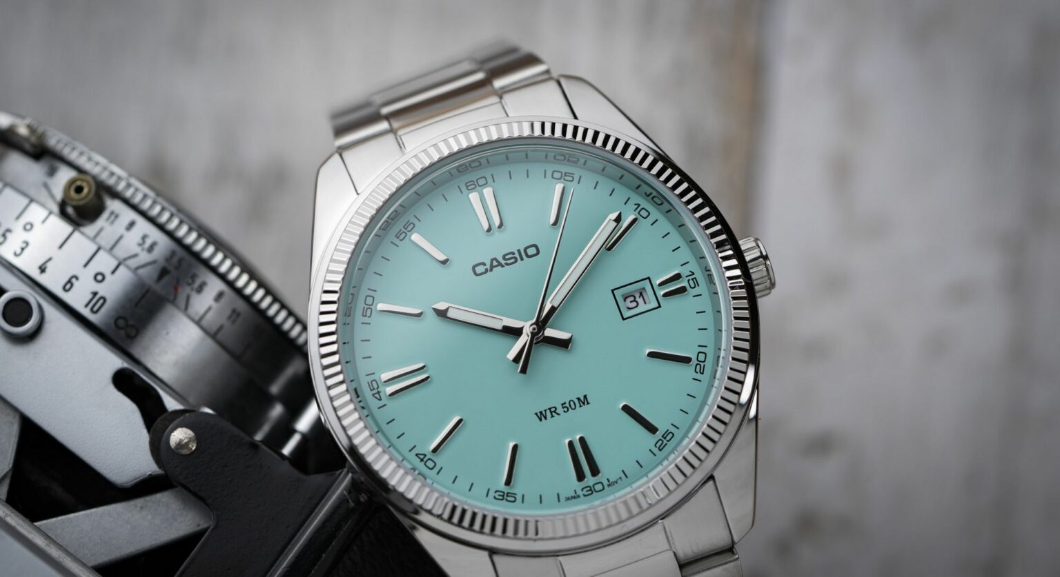Casio MTP Tiffany Datejust MTP 1302PD 2A2VEF 15 Kopie