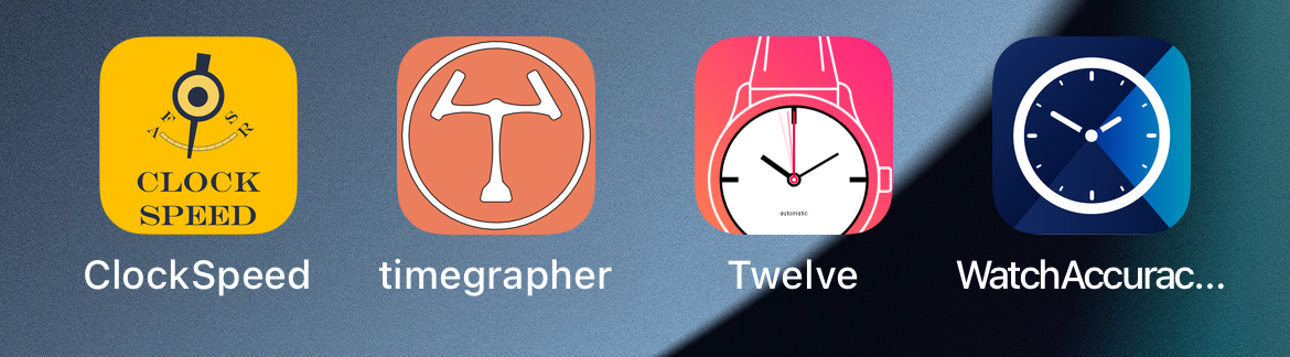 1. Vier Zeitwaagen Apps aus dem Apple App Store