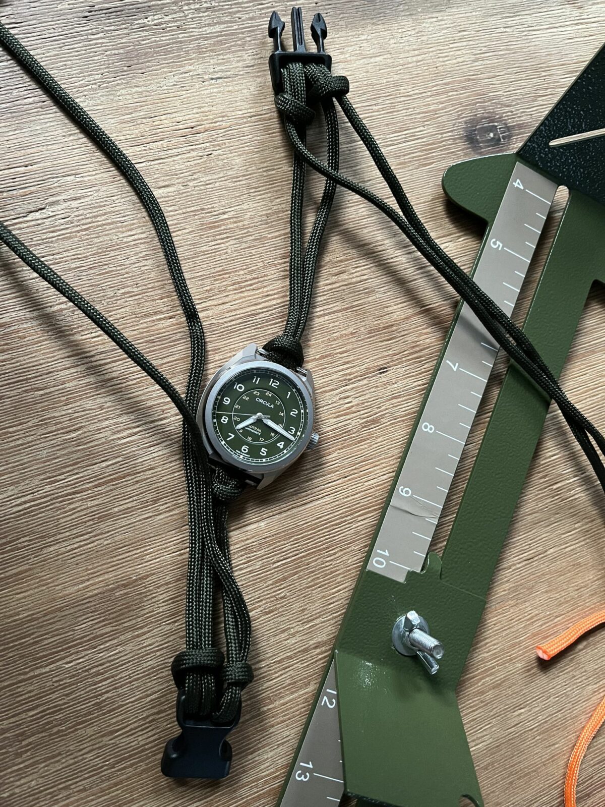Paracord Band selbst herstellen fuer Uhr
