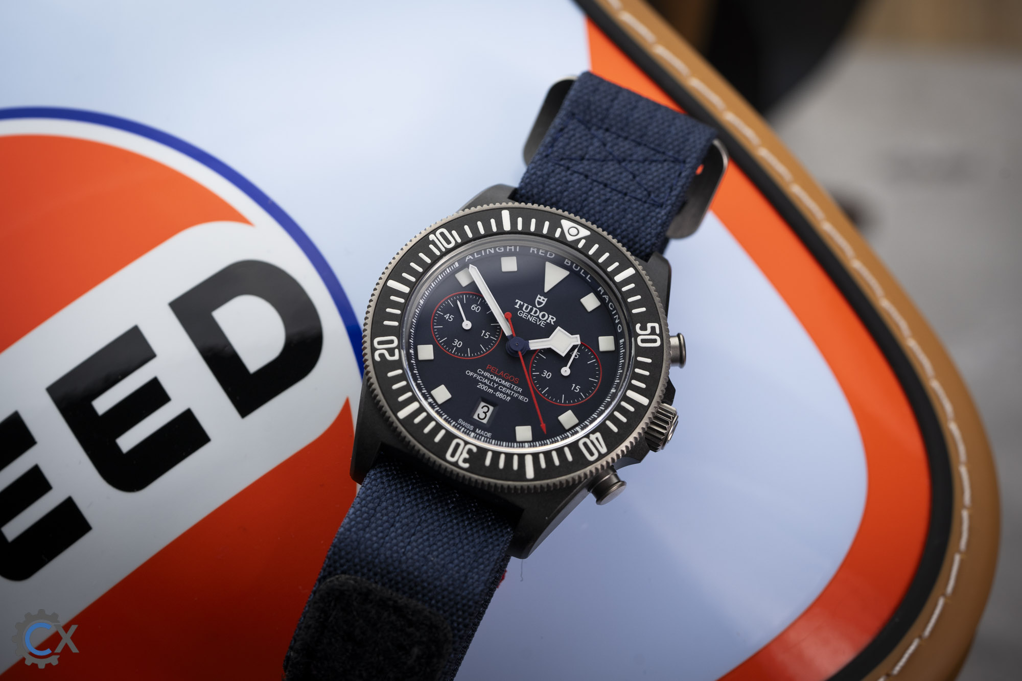 Tudor Pelagos FXD Red Bull Alinghi Carbon Test 03260