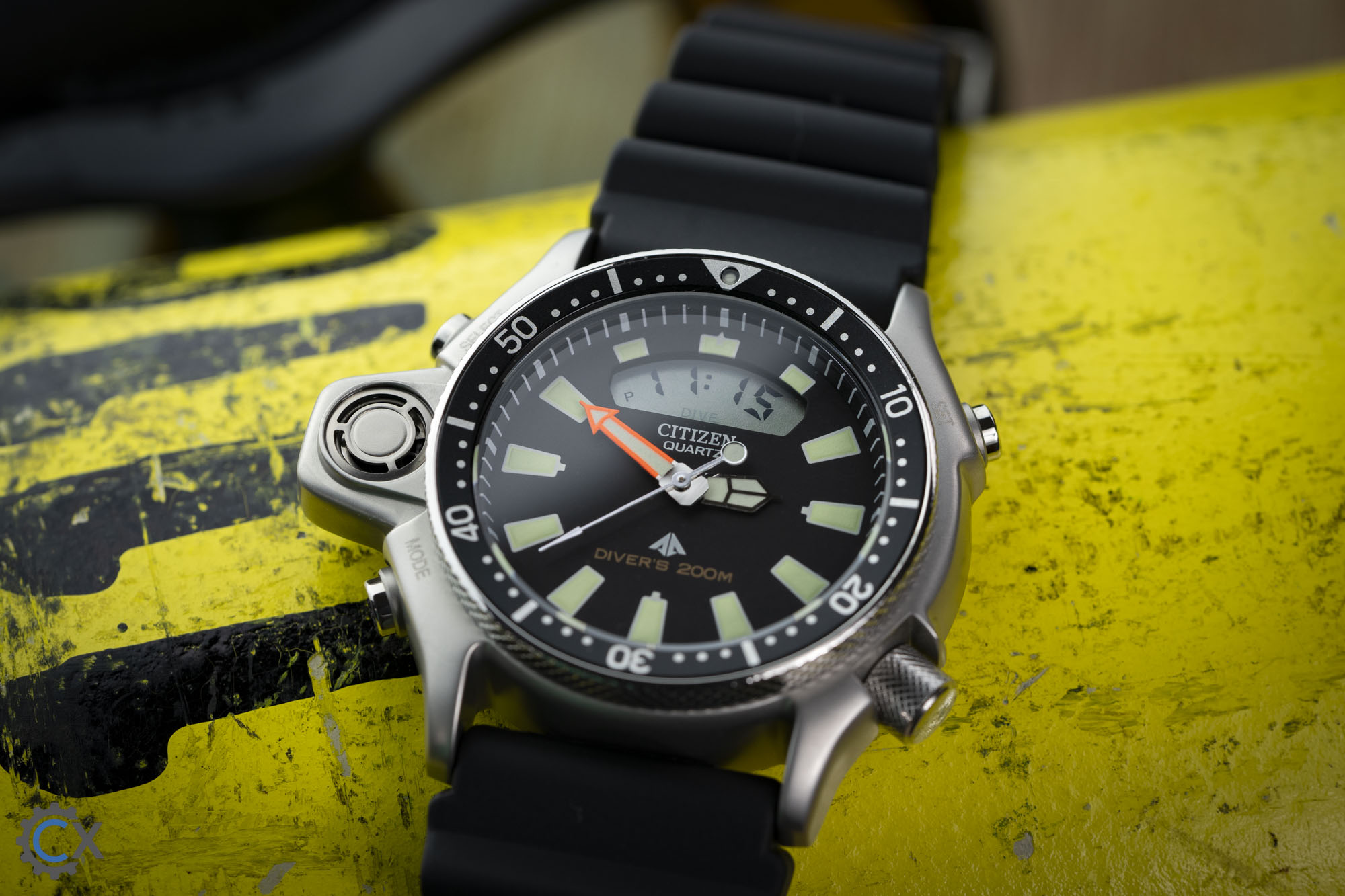 Pingo Citizen Promaster Aqualand JP2000 unterschatzter Diver Klassiker mit Tiefenmesser CHRONONAUTIX Uhren Blog