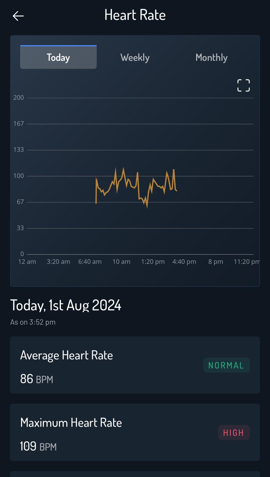 Pininfarina App Heart Rate