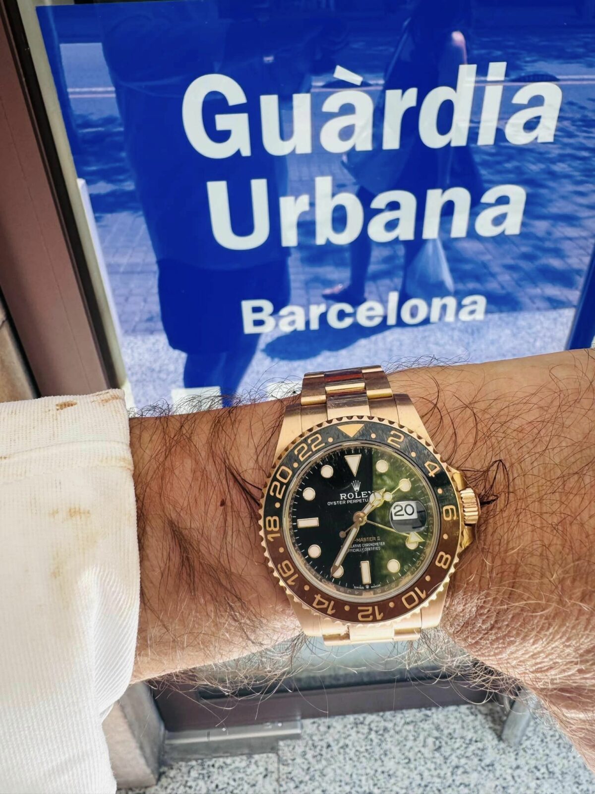 Trickdiebstahl Barcelona Eiscreme Luxusuhr Rolex 2