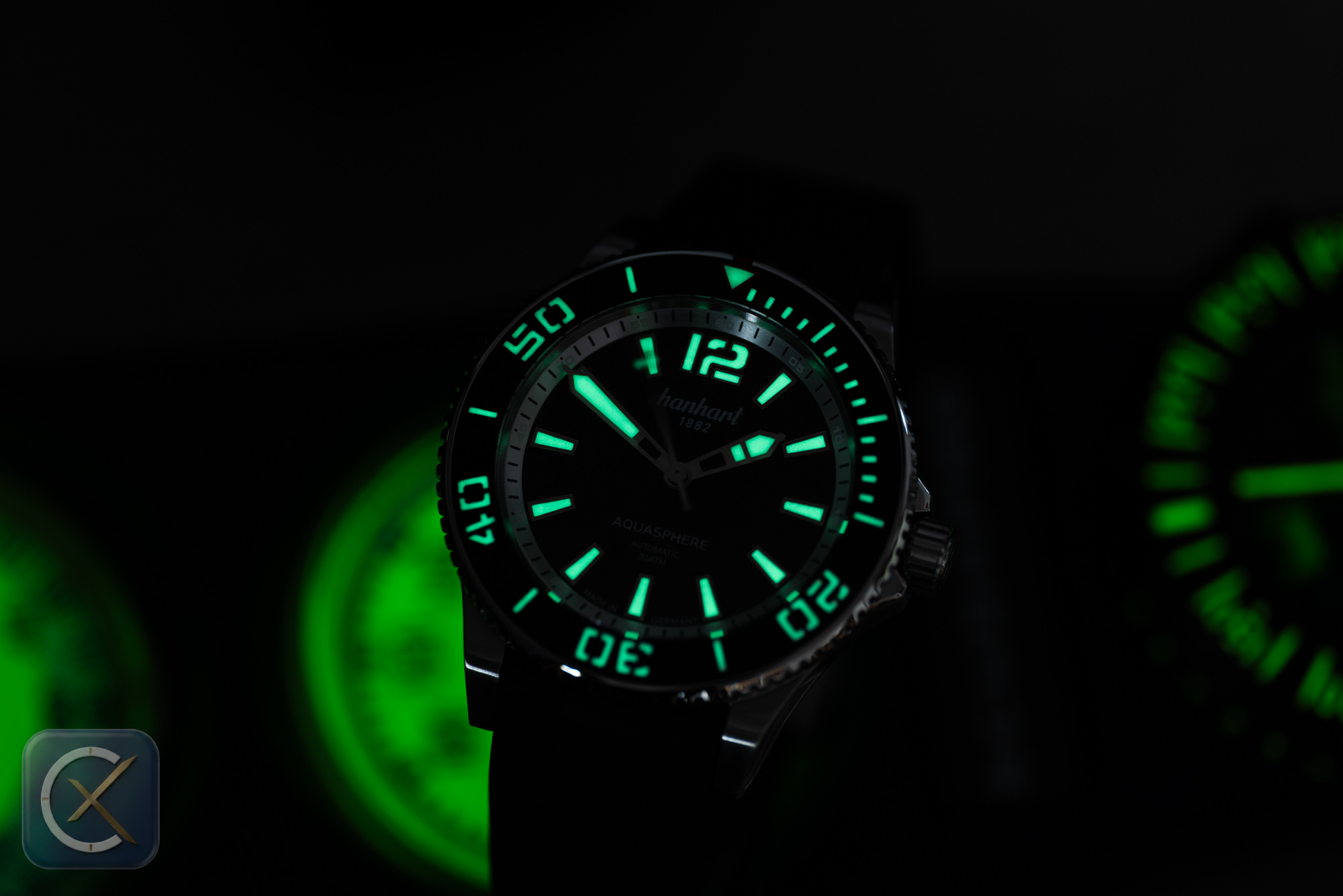 Hanhart Aquasphere Matte Black Schwarz 2026 Test 1000763