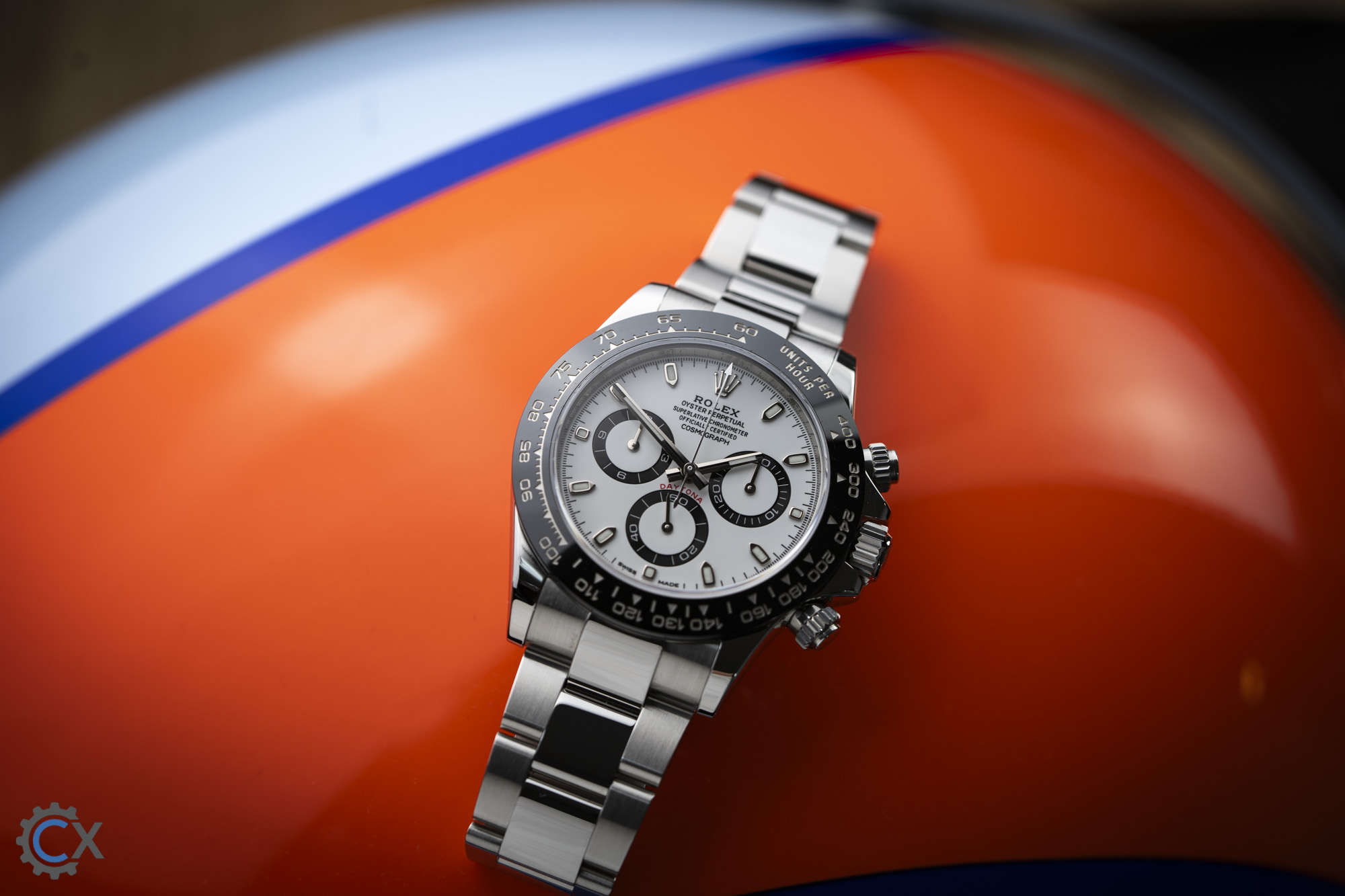 Rolex Daytona Stahl Uhr 116500LN Weißes Zifferblatt 05827