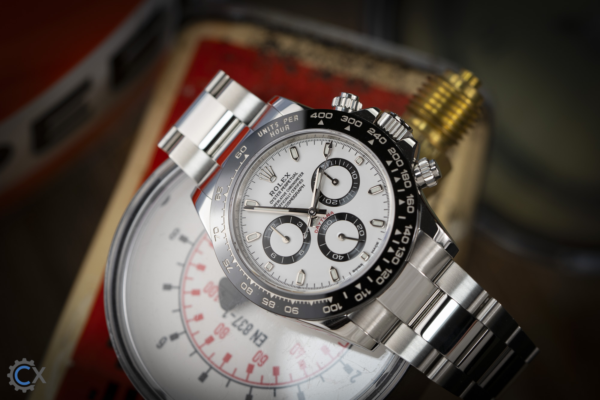 Rolex Daytona Stahl Uhr 116500LN Weißes Zifferblatt 05841