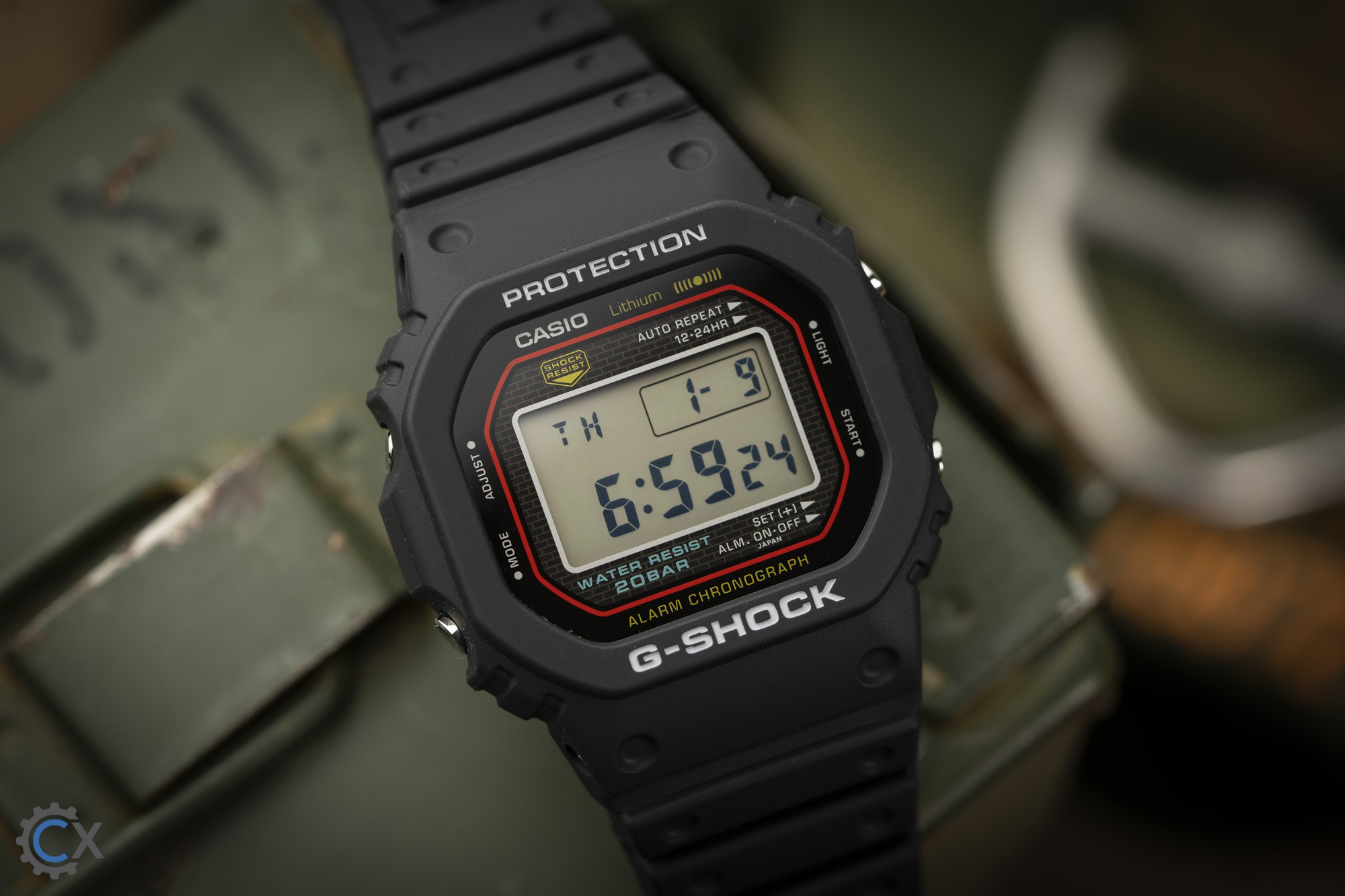 Casio G Shock DW 5000R 1A Test 06043