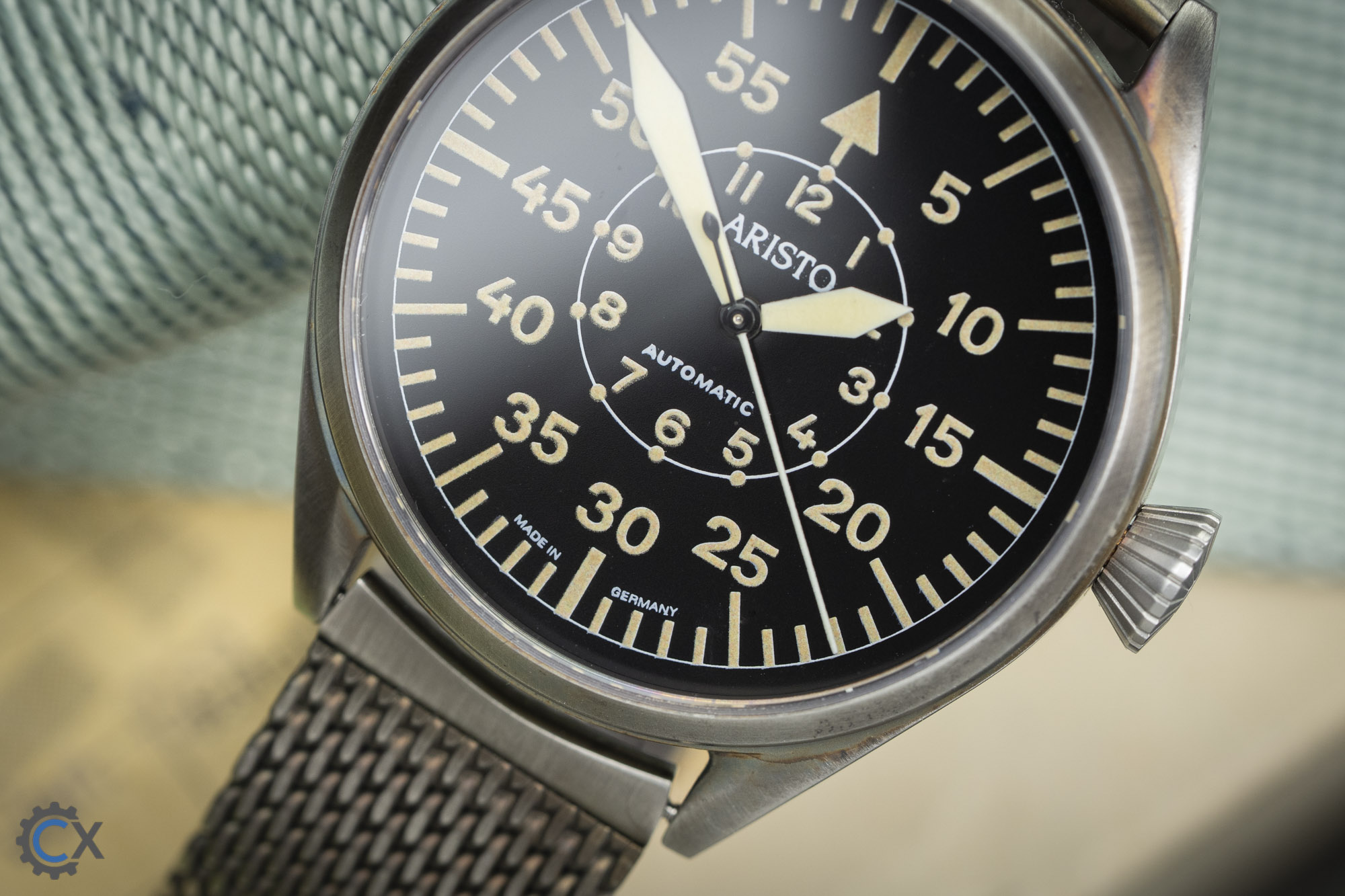 ARISTO Flieger 43 brüniert 7H150 und ARISTO 31 Jewels 3H260VIN Test 06518