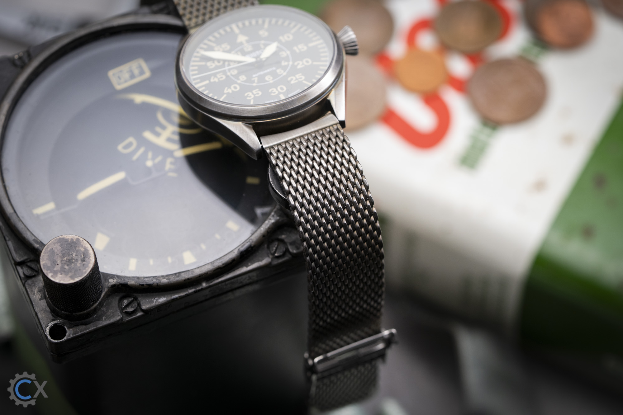 ARISTO Flieger 43 brüniert 7H150 und ARISTO 31 Jewels 3H260VIN Test 06527
