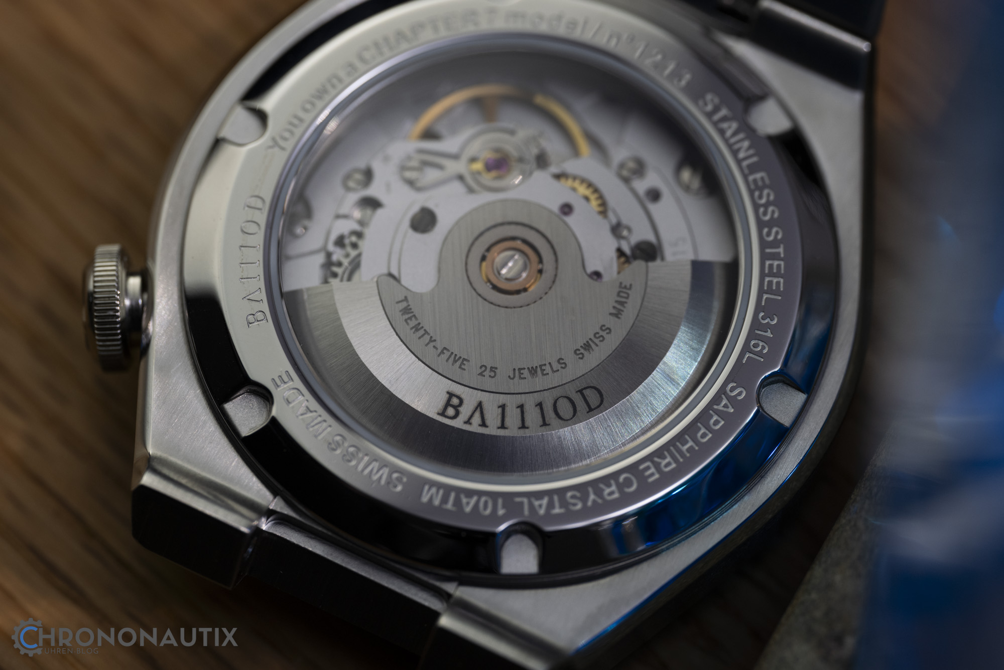 BA111OD Chapter 7 Chronometer Frostblau Test 1170255