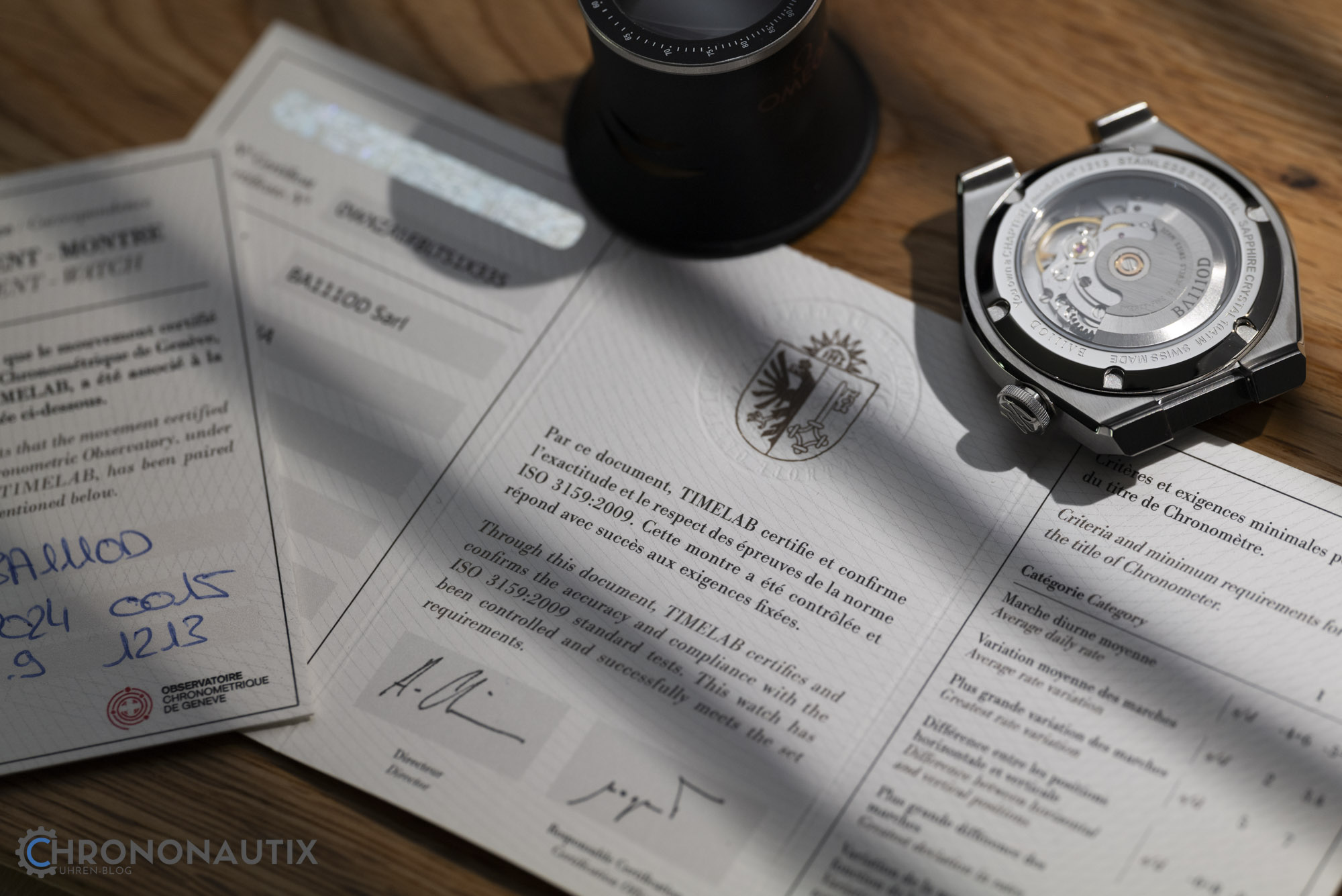 BA111OD Chapter 7 Chronometer Frostblau Test 1170266