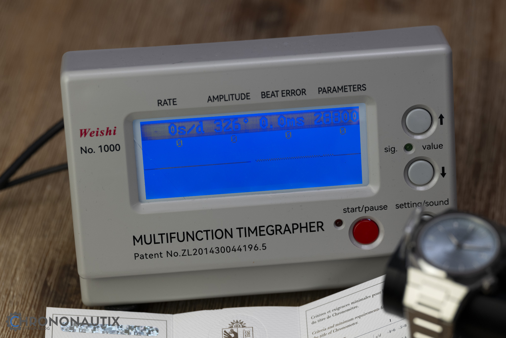 BA111OD Chapter 7 Chronometer Frostblau Test 1170284