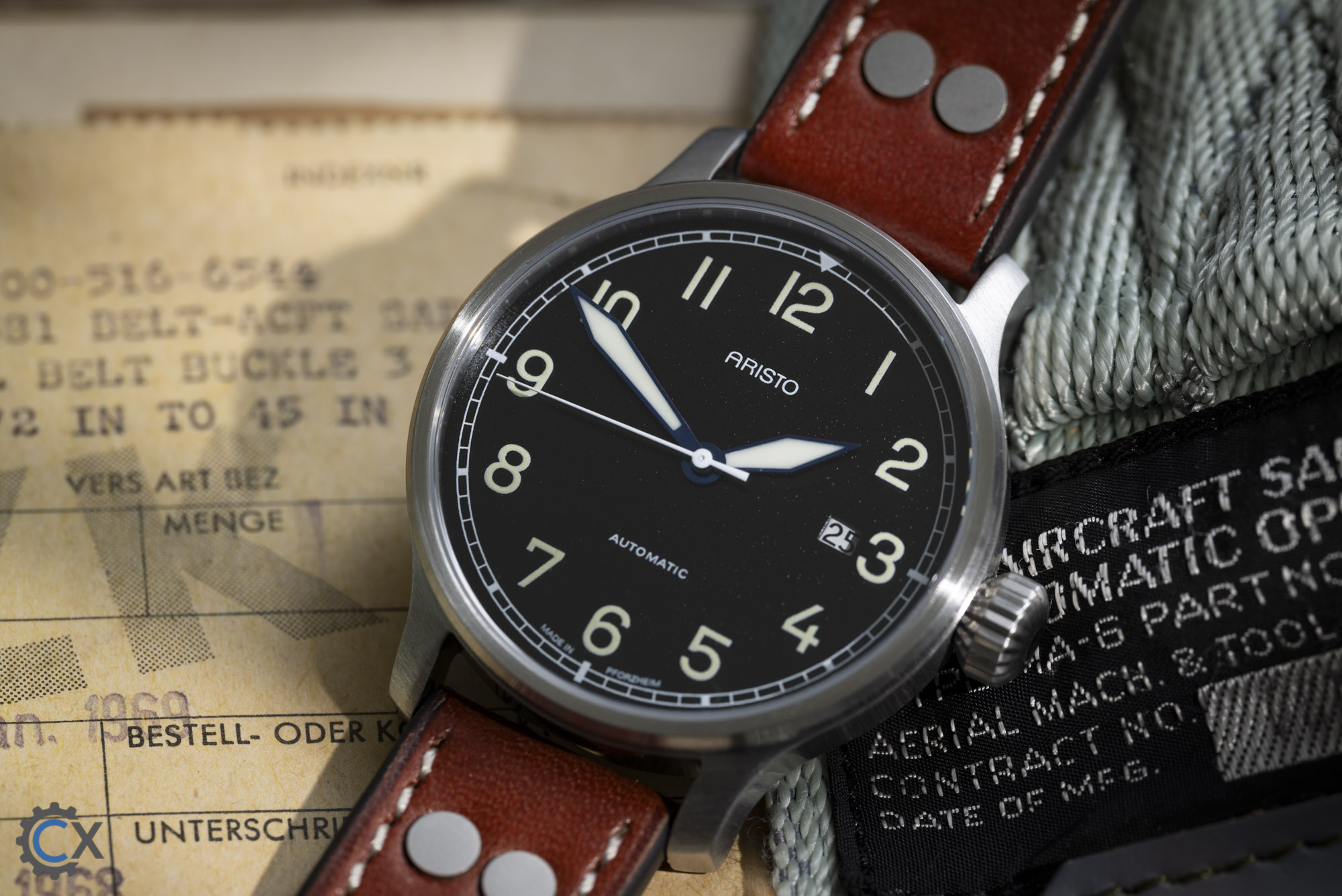 ARISTO Militäruhr RLM 7H1463 L PUW 1463 1160332