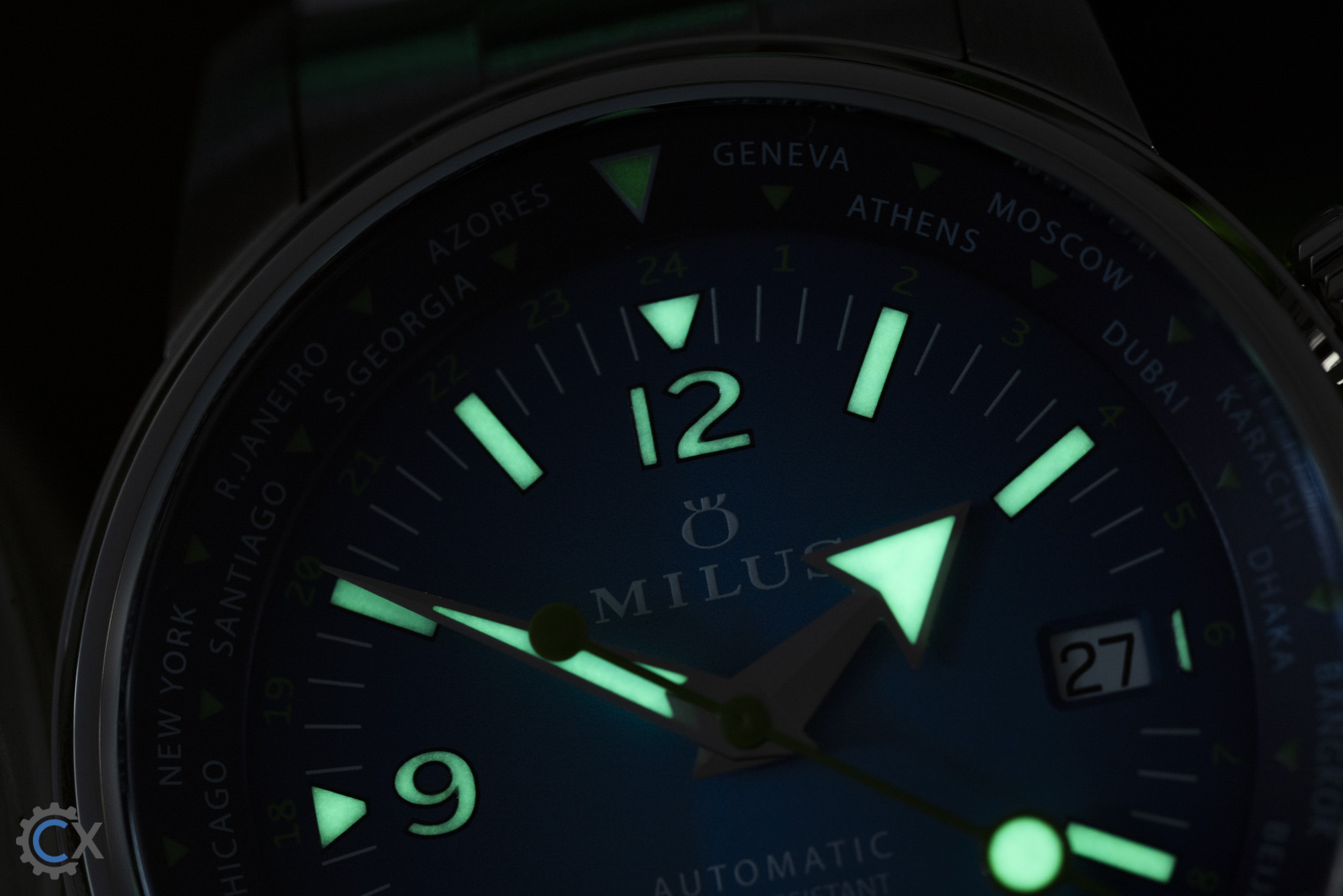 Milus Archimedes World Timer Test 1160992