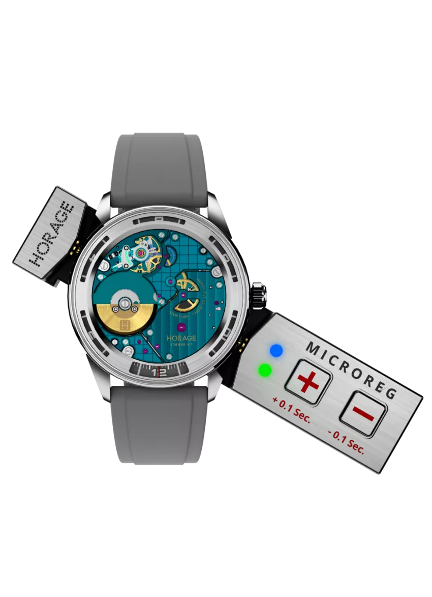 1. Horage MicroReg Uhr mit Regulierwerkzeug