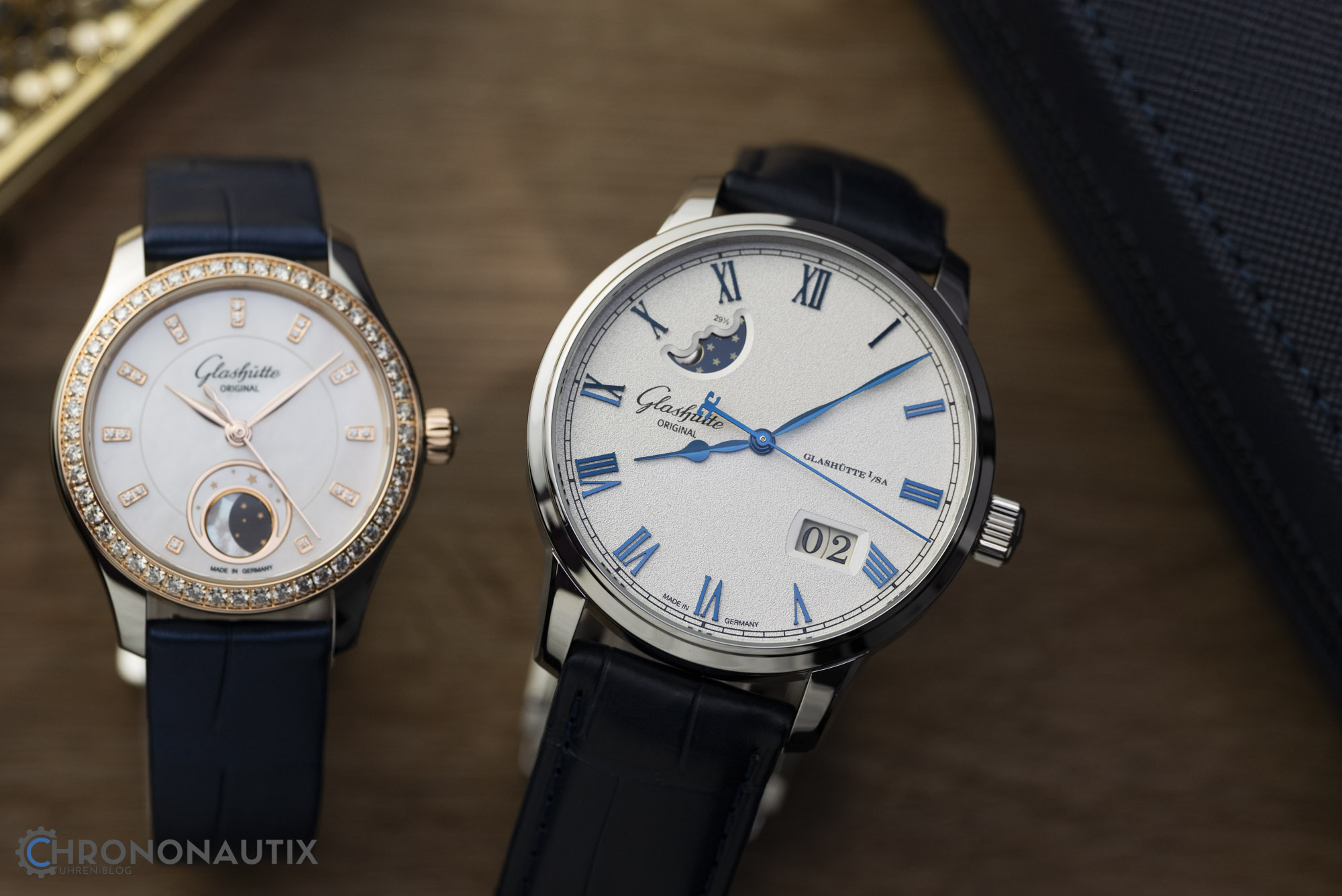 Glashütte Original Serenade Luna und Senator Excellence Mondphase Test 2 1170042