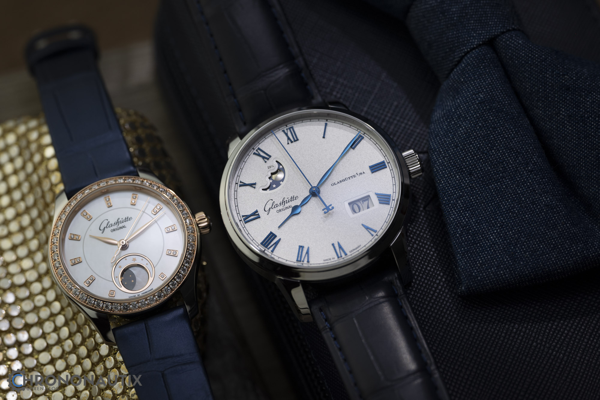 Glashütte Original Serenade Luna und Senator Excellence Mondphase Test 2 1170097