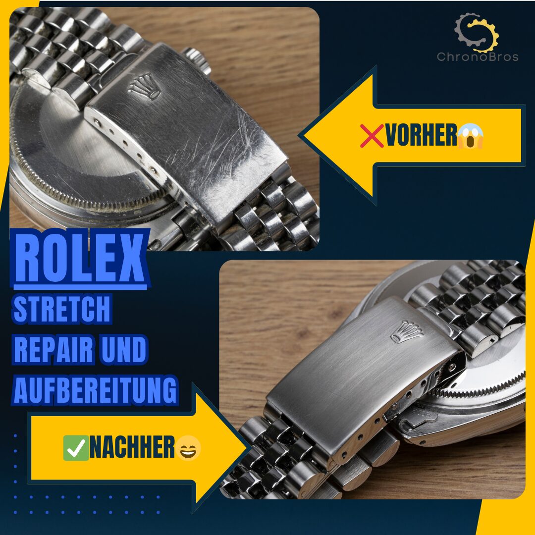 Rolex Jubilee Armband reparieren Stretch Repair aufbereiten polieren 06963 (1)