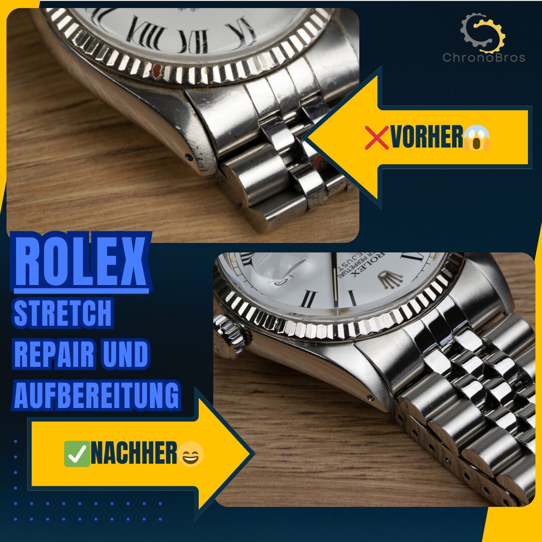 Rolex Jubilee Armband reparieren Stretch Repair aufbereiten polieren 06963 (3)