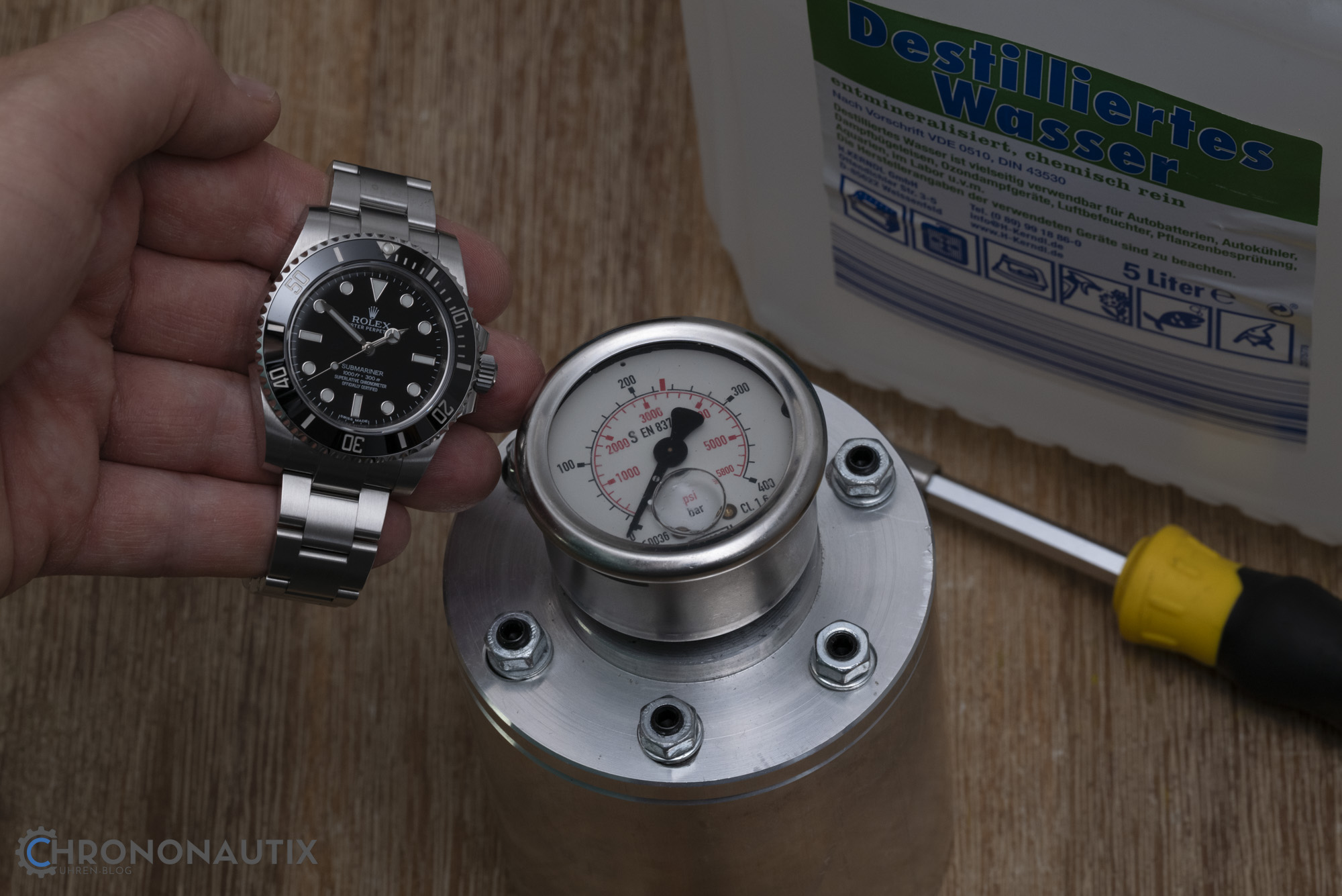 Rolex Submariner Formex Stratos UTC Wasserdichtigkeit 1170622
