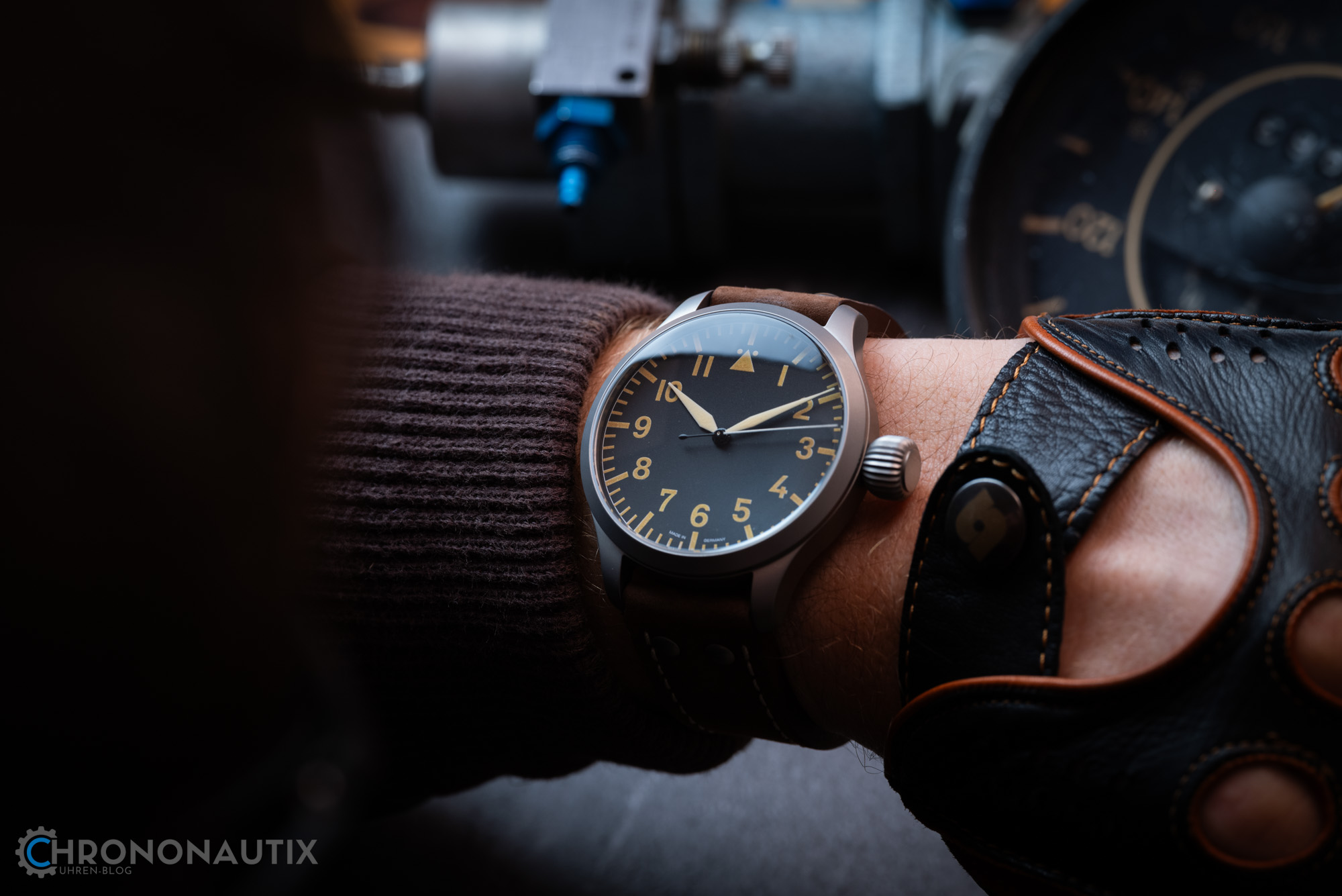 ARISTO Beobachtungsuhr 47 unbranded Automatic Pilot XXL Replica EXT 1190785