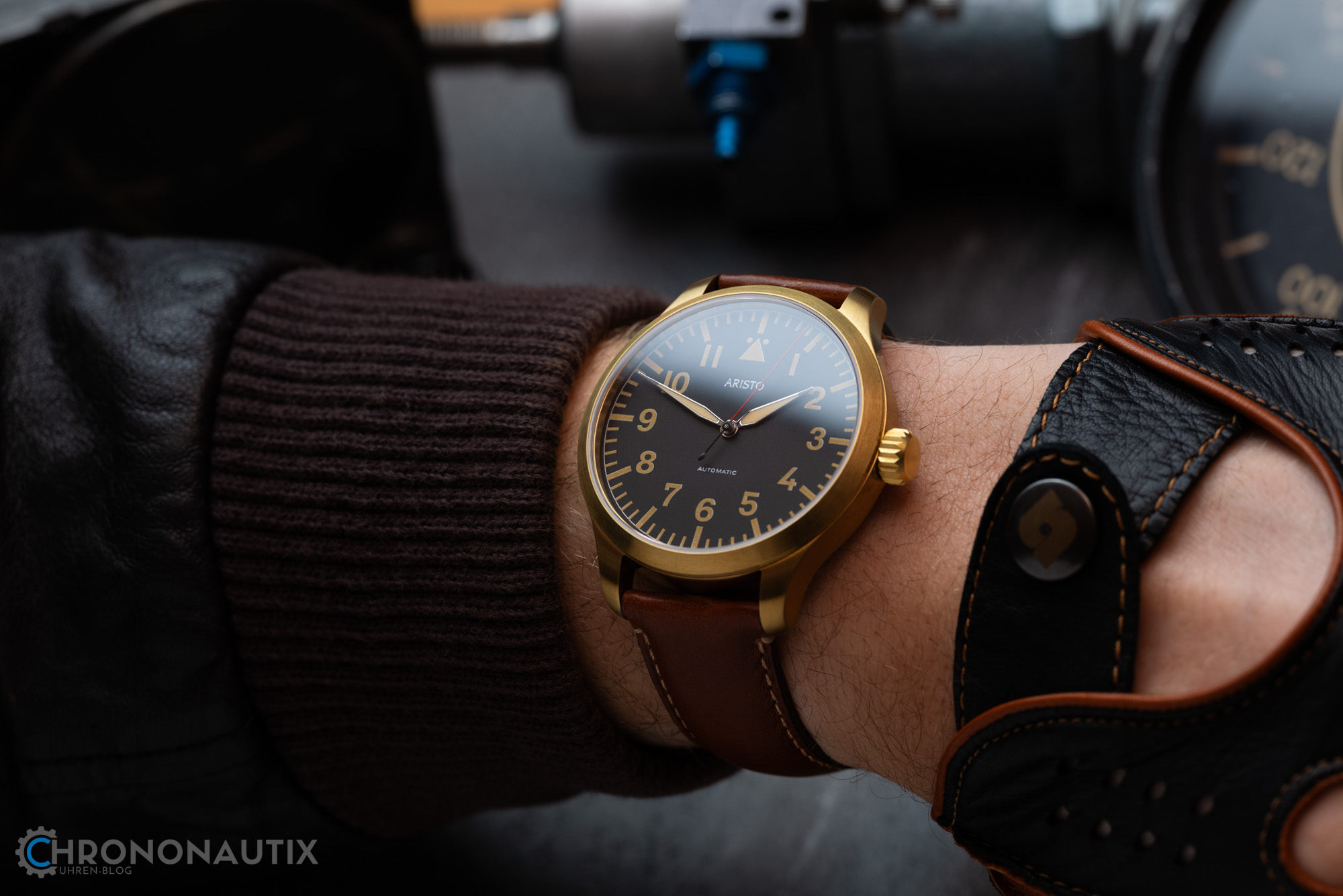 ARISTO Beobachtungsuhr 47 unbranded Automatic Pilot XXL Replica EXT 1190800