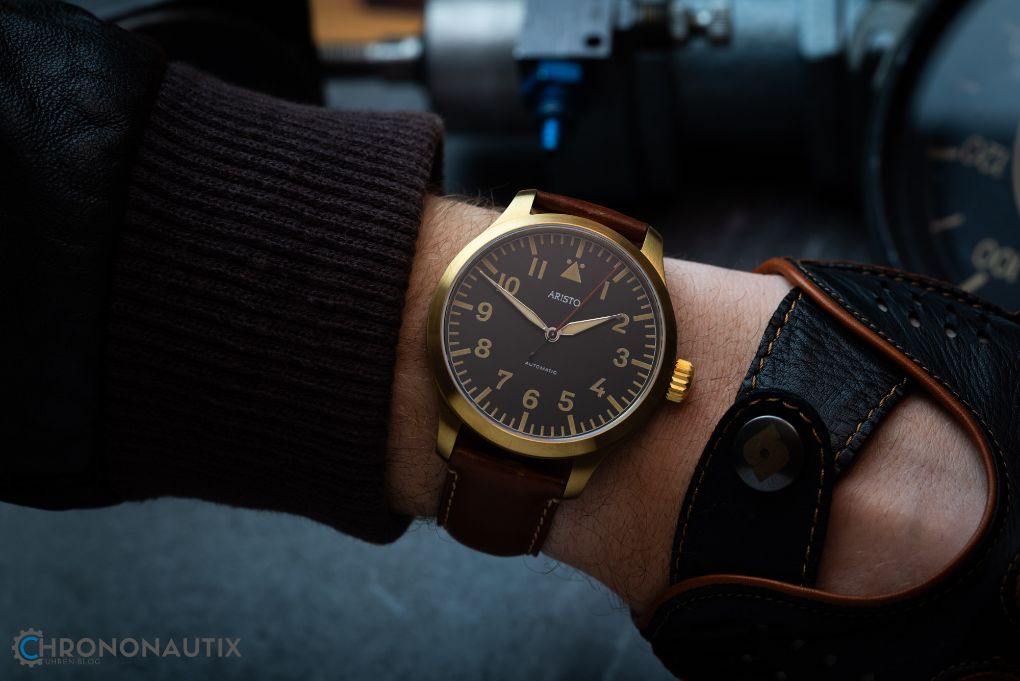 ARISTO Beobachtungsuhr 47 unbranded Automatic Pilot XXL Replica EXT 1190801