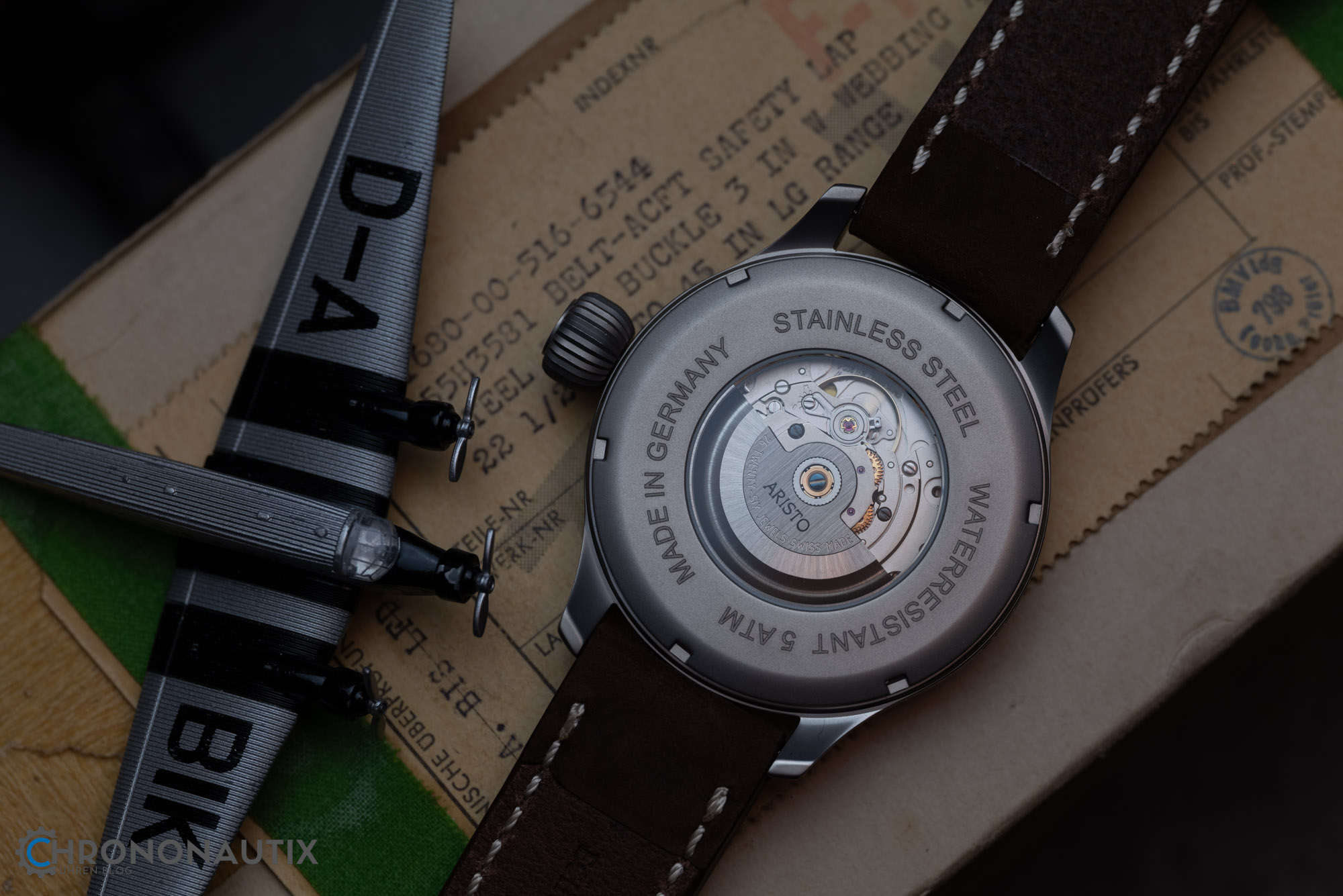 ARISTO Beobachtungsuhr 47 unbranded Automatic Pilot XXL Replica EXT 1190807