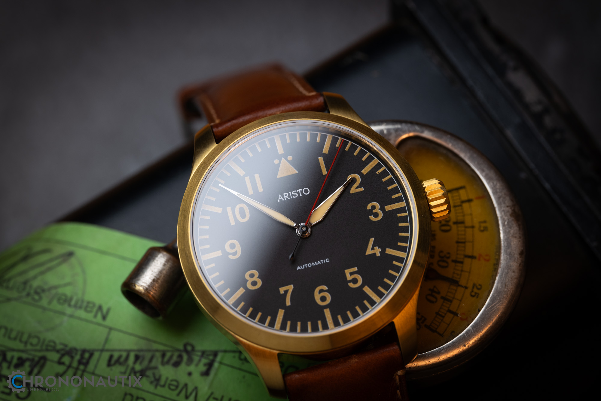ARISTO Beobachtungsuhr 47 unbranded Automatic Pilot XXL Replica EXT 1190815