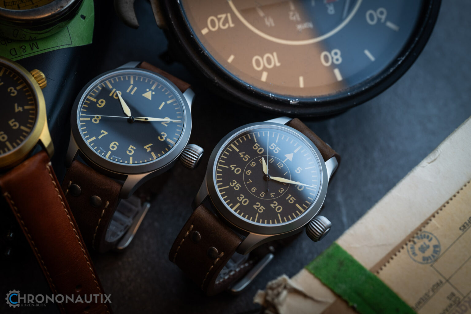 ARISTO Beobachtungsuhr 47 unbranded Automatic Pilot XXL Replica EXT 1190821
