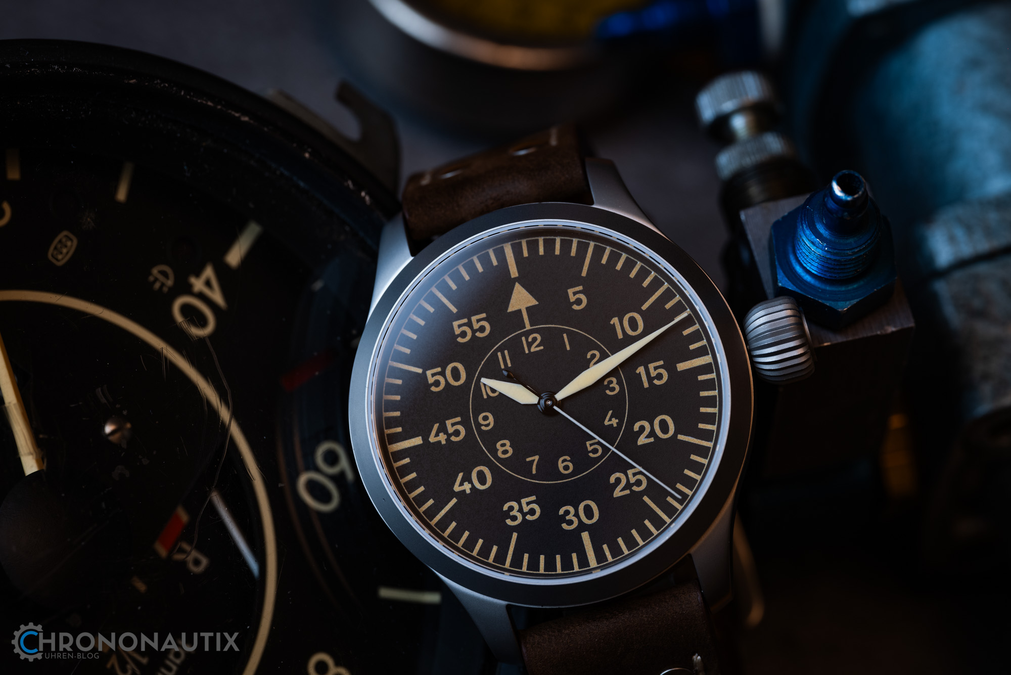 ARISTO Beobachtungsuhr 47 unbranded Automatic Pilot XXL Replica EXT 1190825