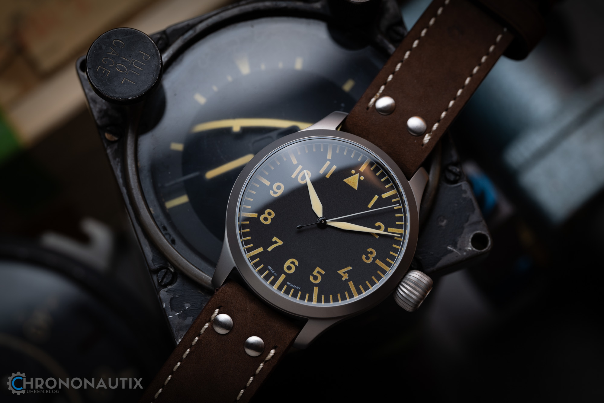 ARISTO Beobachtungsuhr 47 unbranded Automatic Pilot XXL Replica EXT 1190827