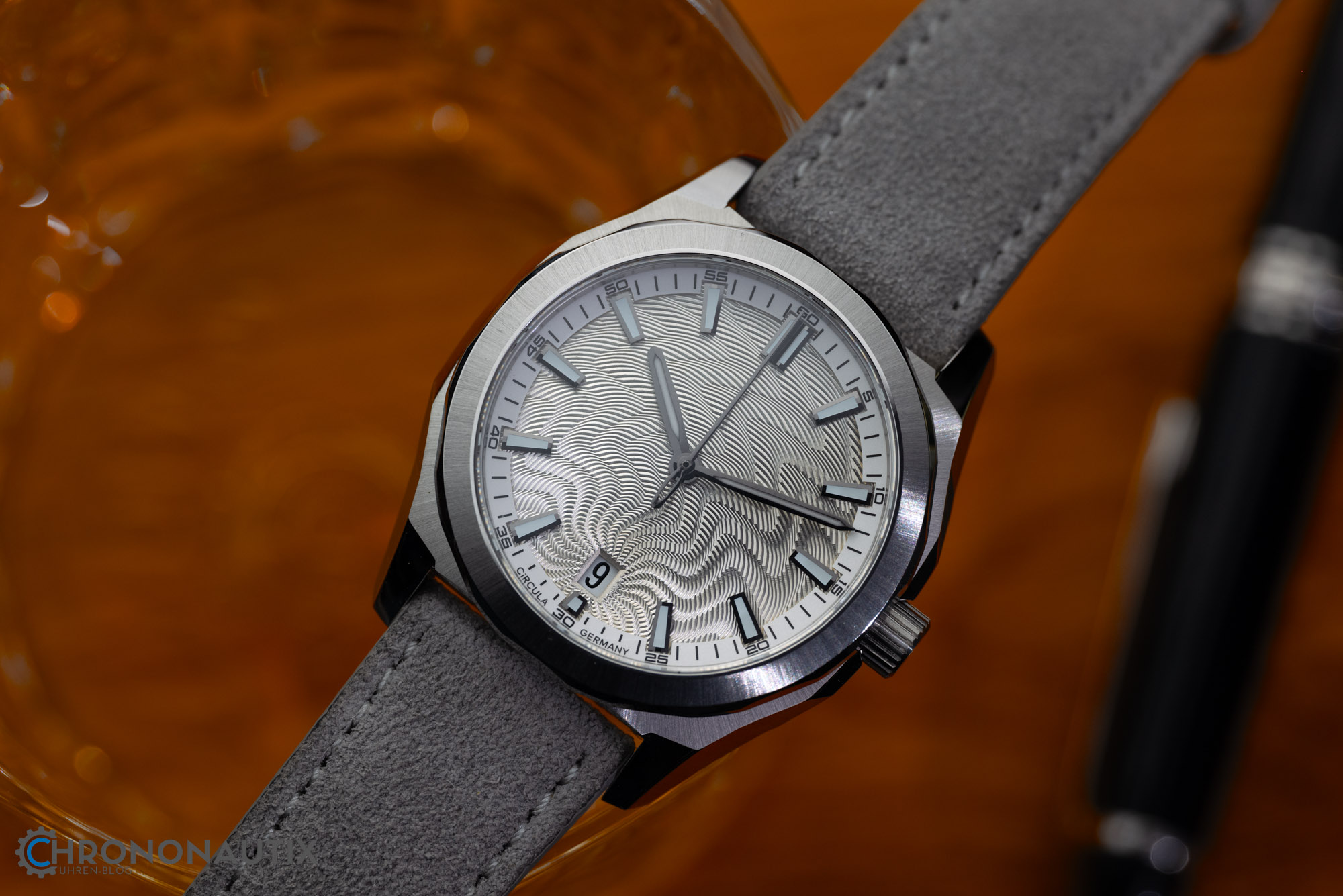 Circula Facet Jochen Benzinger Guilloche Uhr 1200338