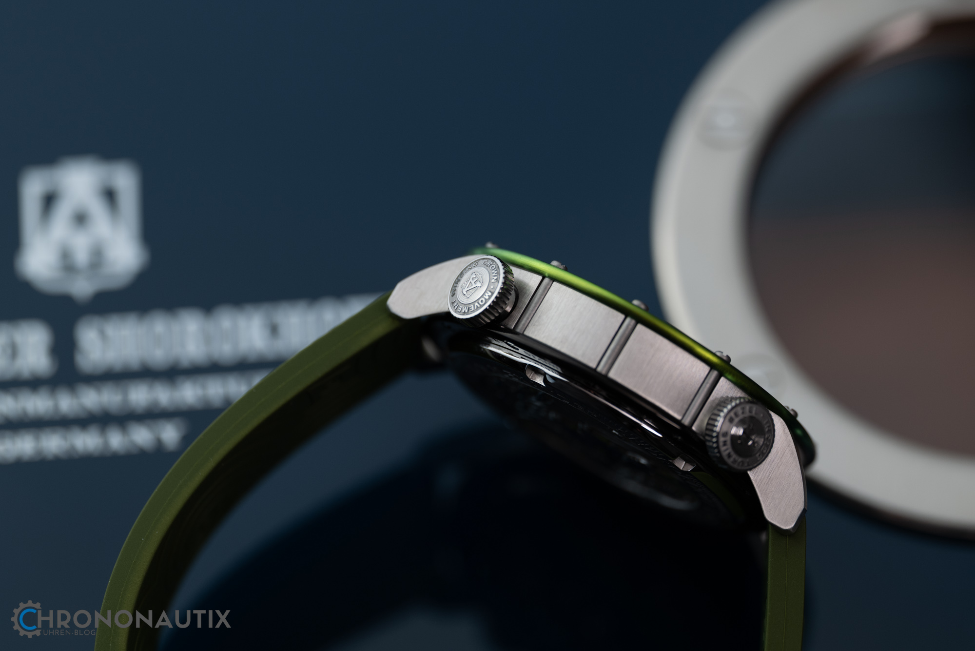 Alexander Shorokhoff Flensi Grün Aquarium Uhr Test 1200504