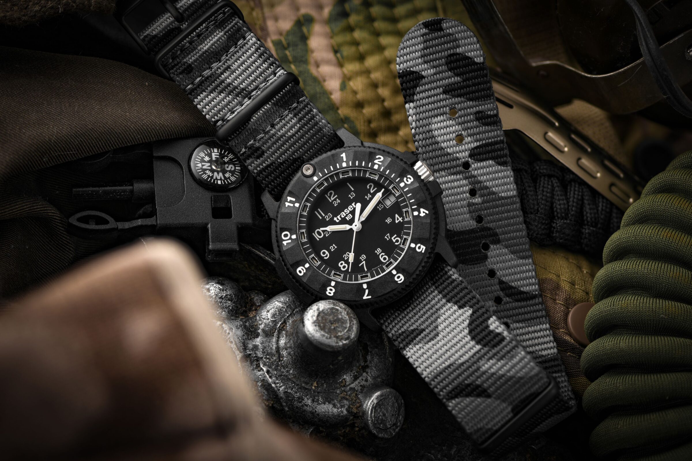traser P65 Black NATO Camo Day 1