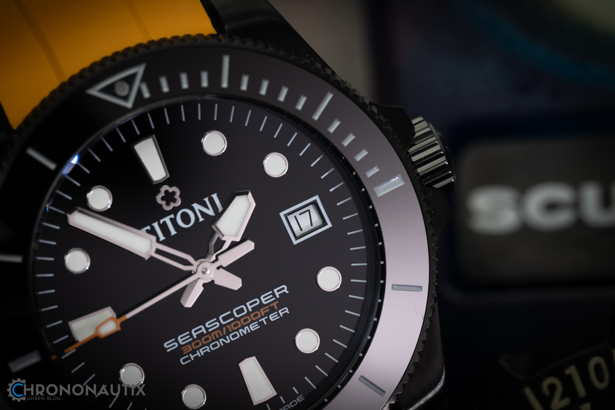 Titoni Seascoper 300 DLC Orange Test 1210401