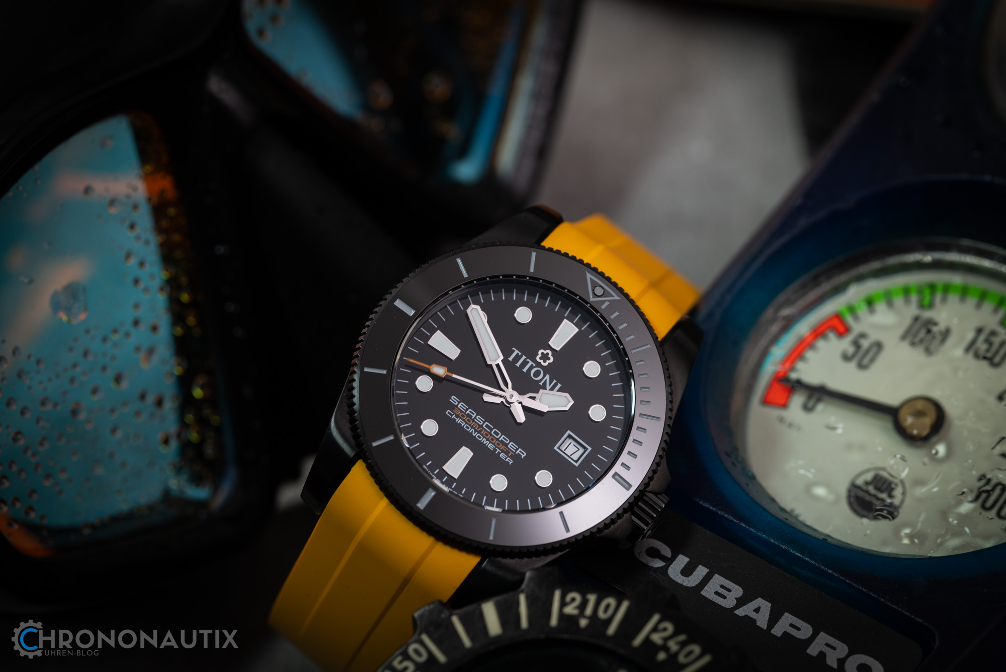 Titoni Seascoper 300 DLC Orange Test 1210422