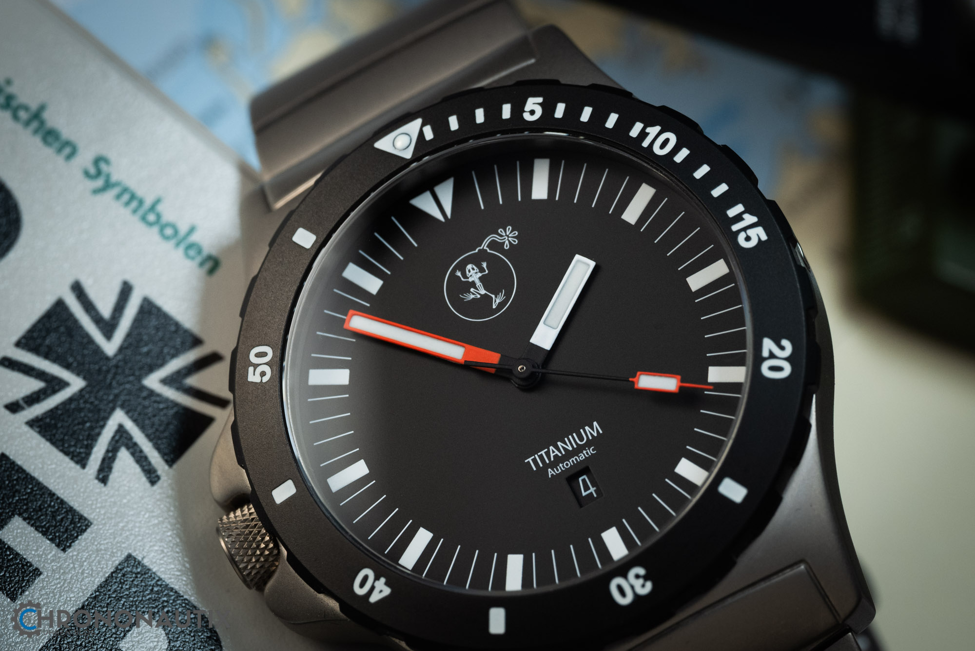 Bombfrog Titanium Automatik Test 1210945