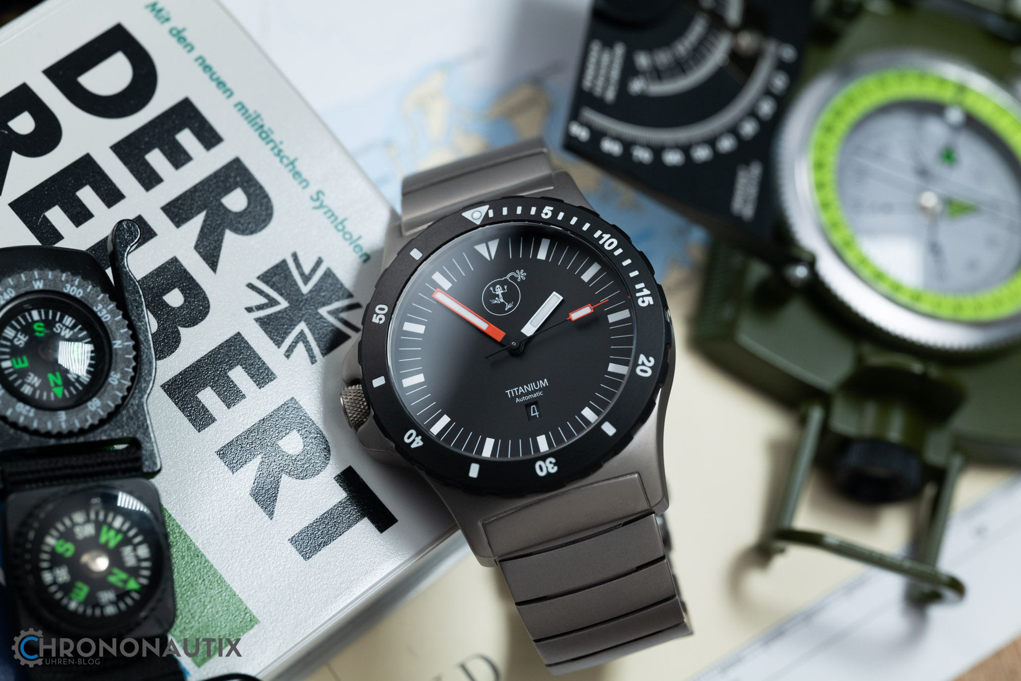 Bombfrog Titanium Automatik Test 1210946
