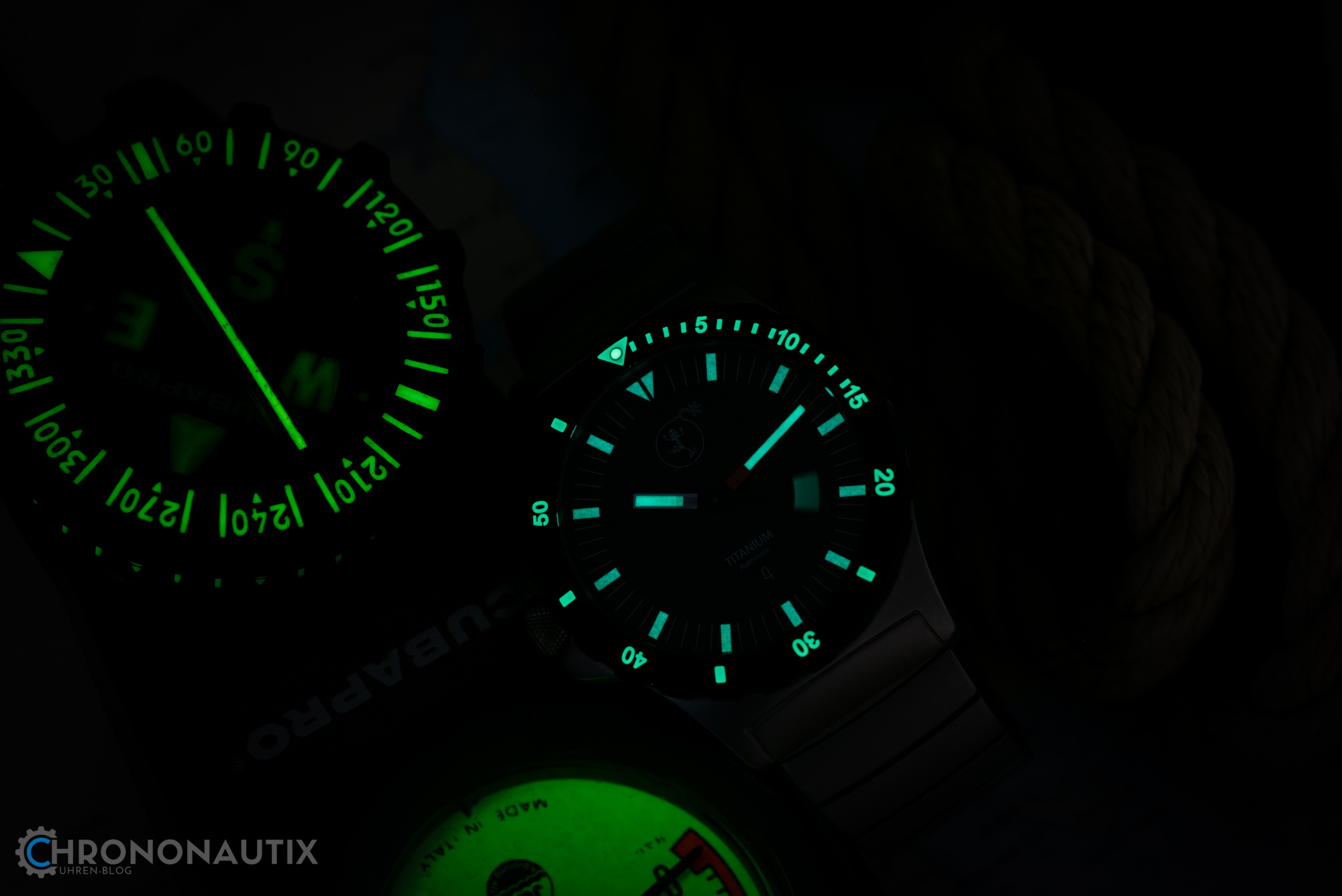 Bombfrog Titanium Automatik Test 1210959