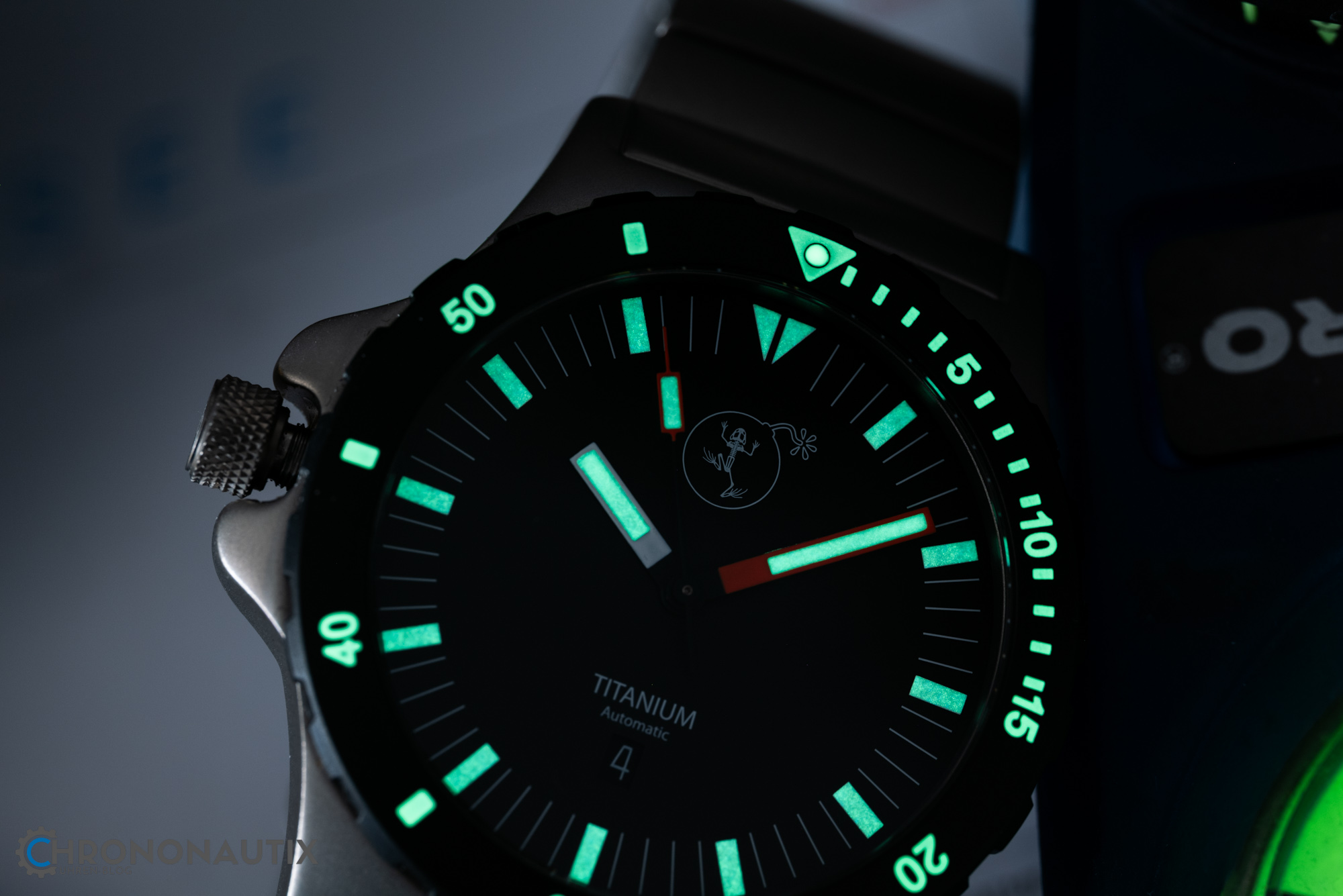 Bombfrog Titanium Automatik Test 1210960