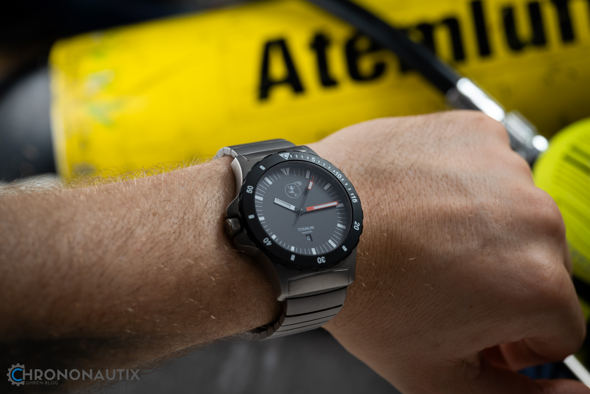 Bombfrog Titanium Automatik Test 1220001