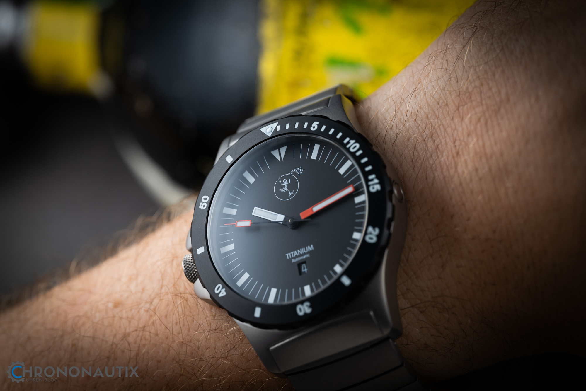 Bombfrog Titanium Automatik Test 1220009