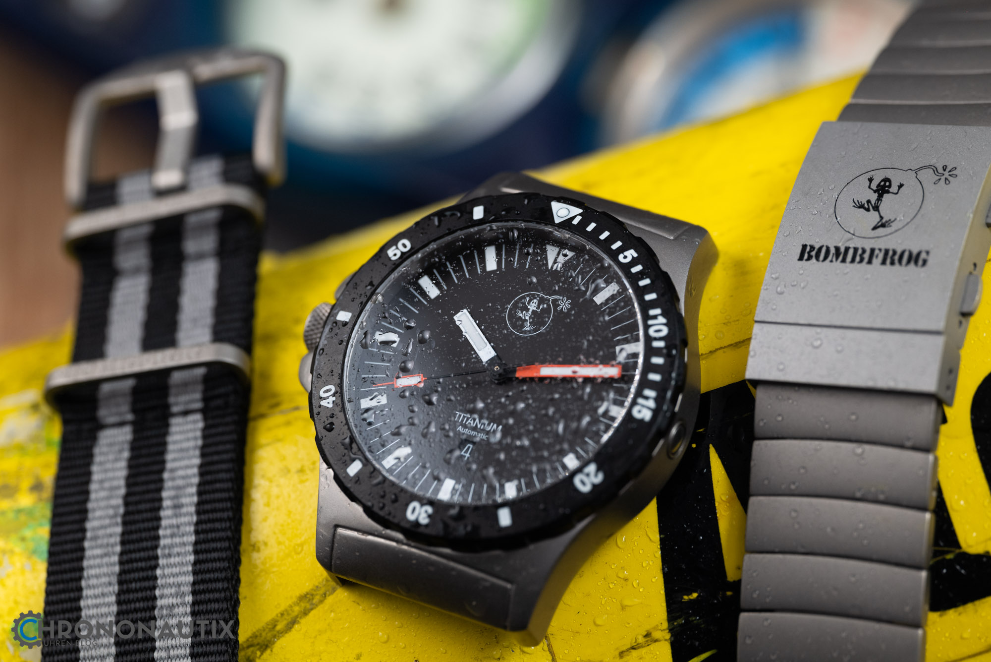 Bombfrog Titanium Automatik Test 1220023