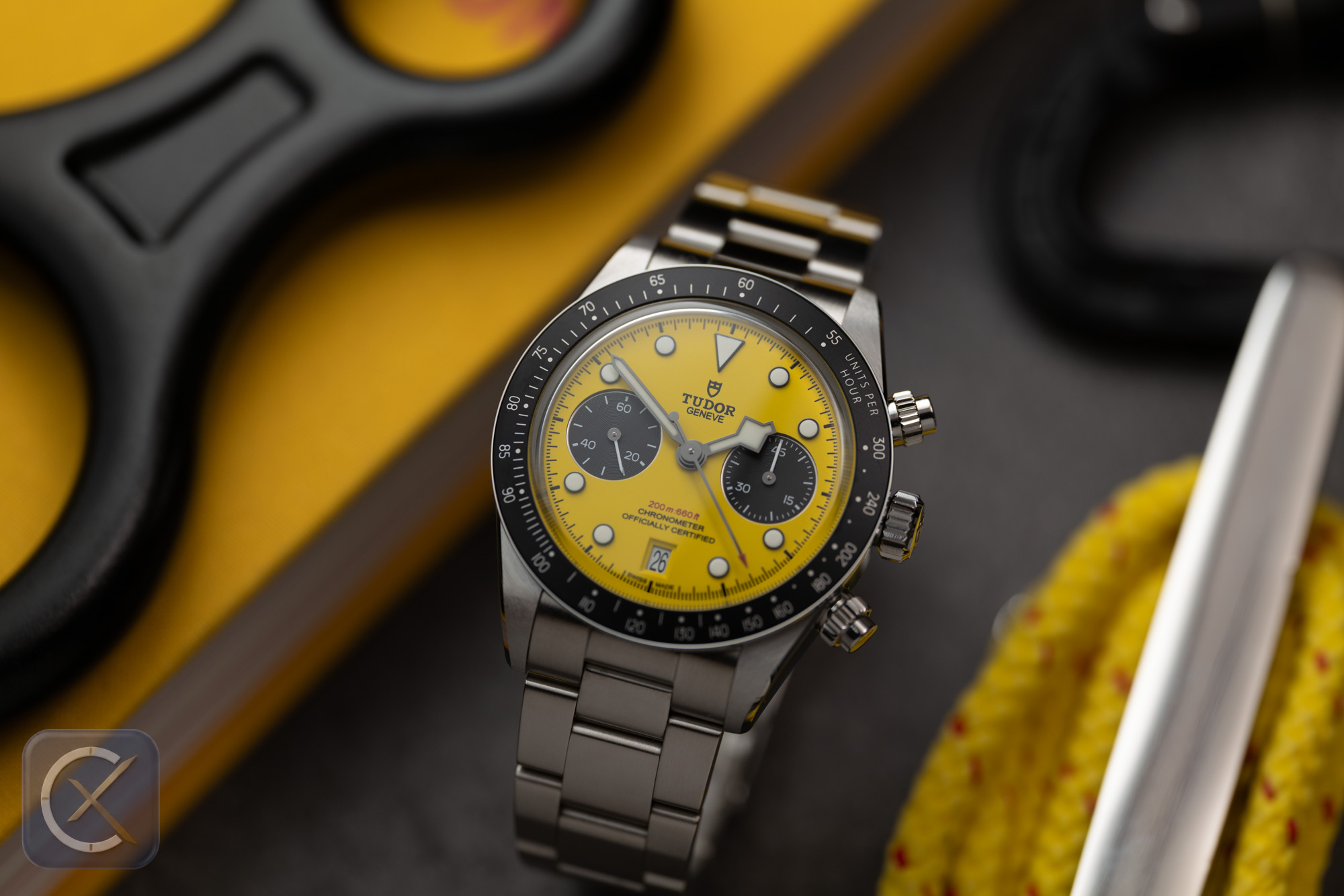 Tudor Bumblebee Black Bay Chrono Gelb Test 2026 1000318